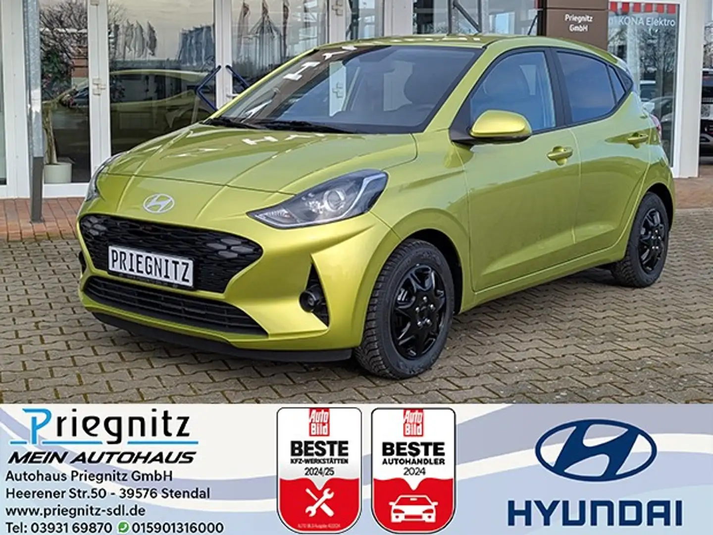 Hyundai i10 Style 1,0i Grün - 1