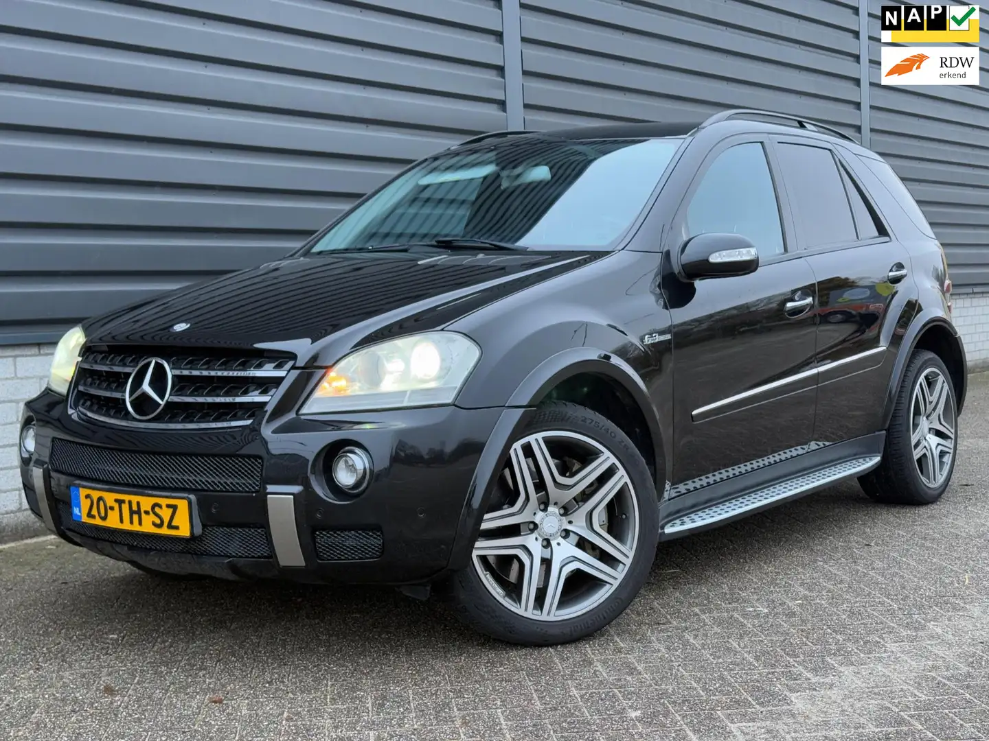 Mercedes-Benz ML 63 AMG M-klasse 510PK / ORIGINEEL NL / YOUNGTIMER Fekete - 1