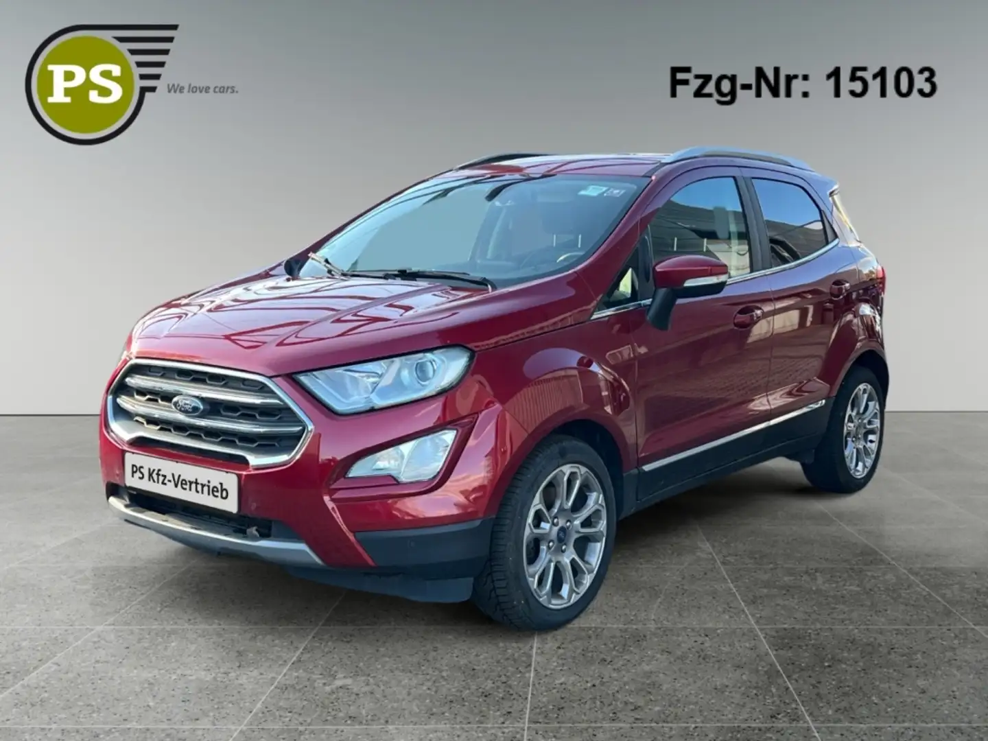 Ford EcoSport Titanium X Navi Klimaautomatik Rood - 1