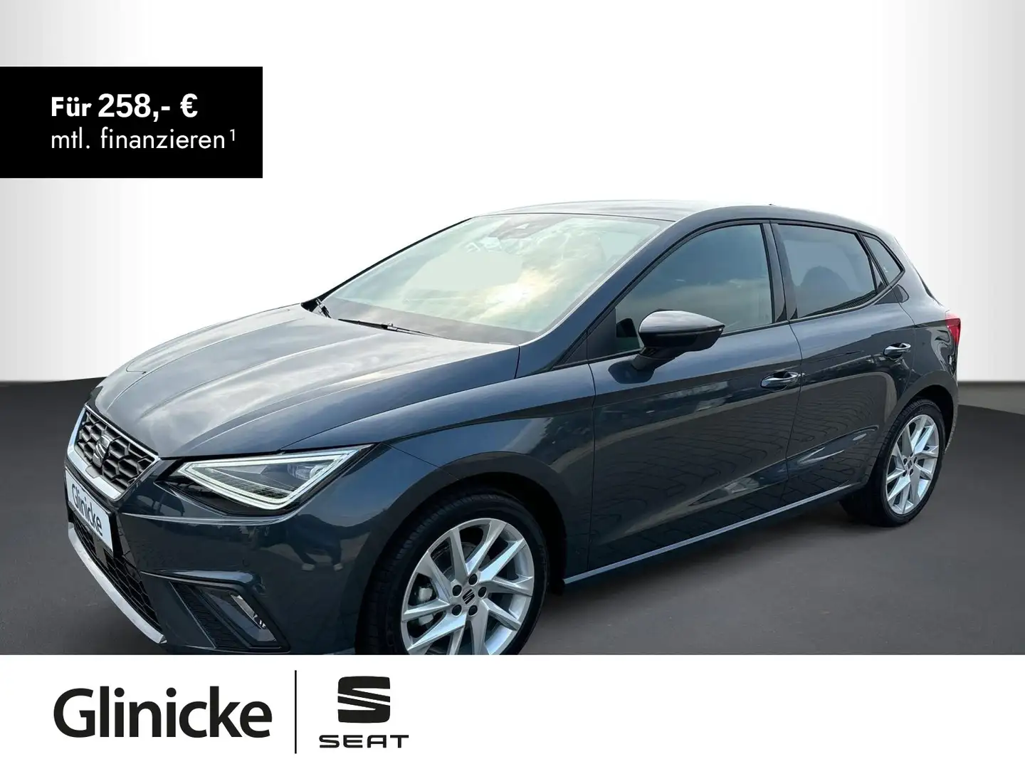SEAT Ibiza FR 1.0 TSI SHZ, LED, RFK, FULL LINK Grau - 1