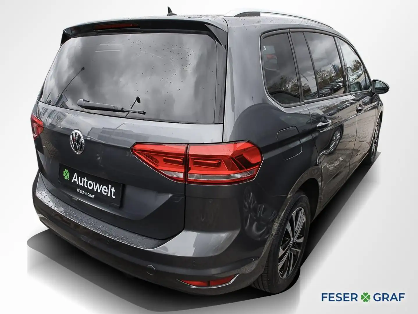 Volkswagen Touran 1.6 TDI 7Si. AHK IQ.Drive Navi Sitzh. Grau - 2