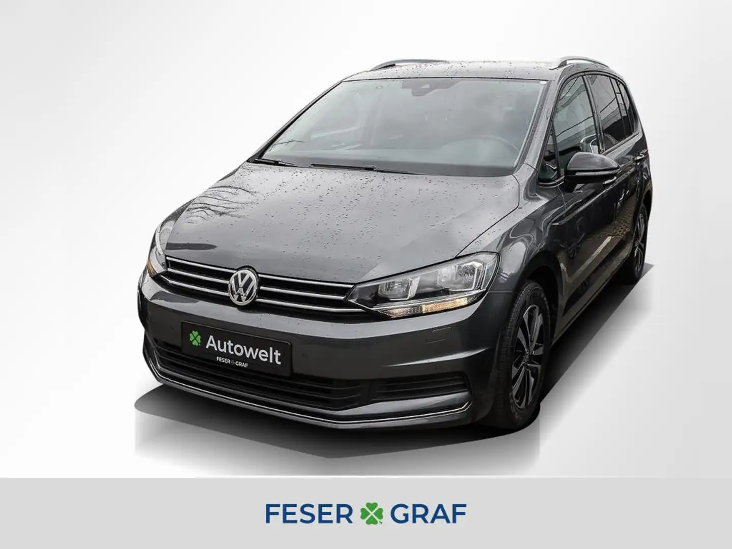 Volkswagen Touran 1.6 TDI 7Si. AHK IQ.Drive Navi Sitzh. Grau - 1