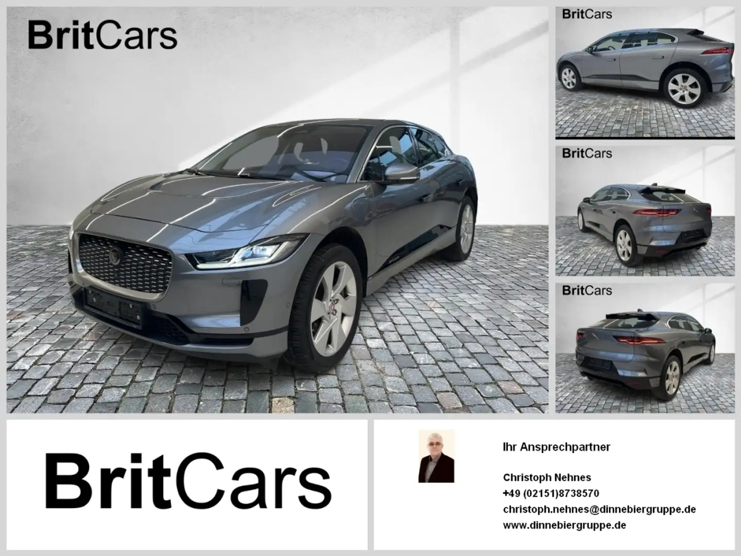 Jaguar I-Pace SE EV320 STH 4xSHZ SpurH el.Heck elSitz Gri - 1