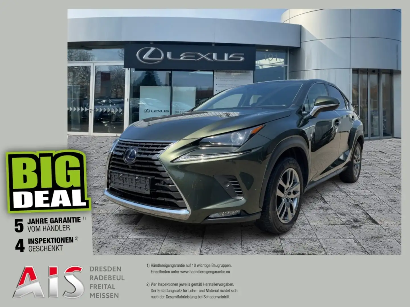 Lexus NX 300 h Executive Line Standhz*Pano*Navi Grün - 1