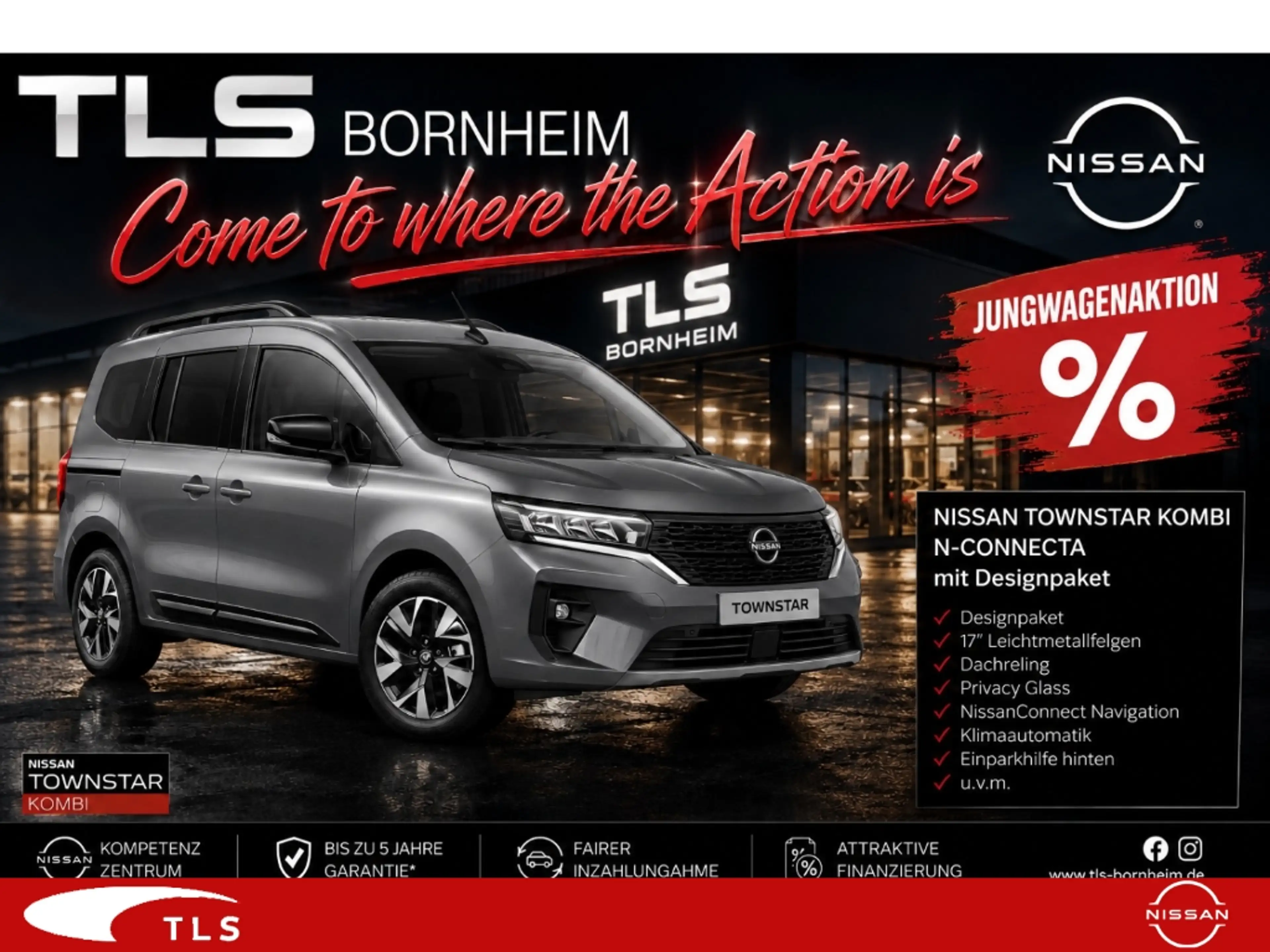Nissan Townstar Kombi L1 N-Connecta DIG-T 130 EU6e Navi Apple CarP