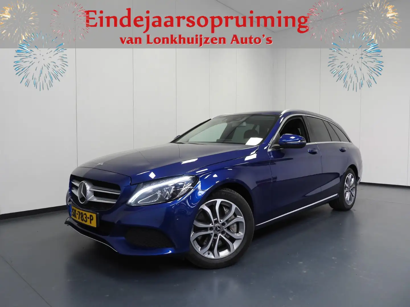 Mercedes-Benz C 350 Estate C350e Premium Plus NAVI/CAMERA/LED/PDC/17"L Blauw - 1