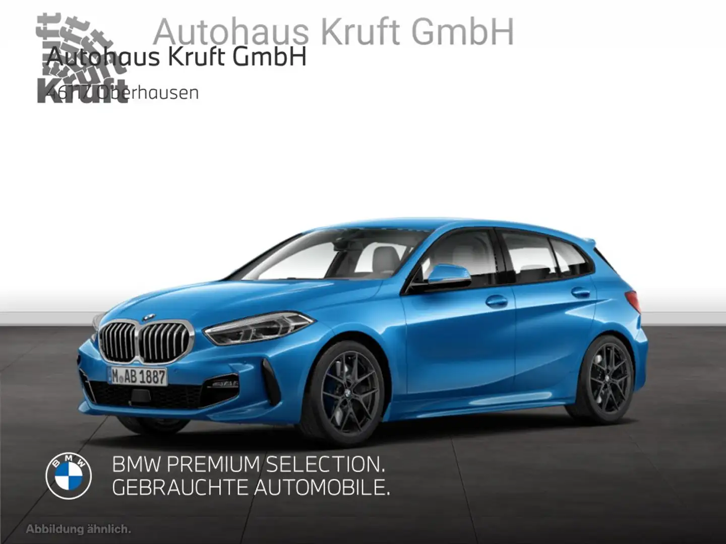 BMW 118 i M SPORT+AUTOM+LC PROF+HUD+LED+PDC Blau - 2