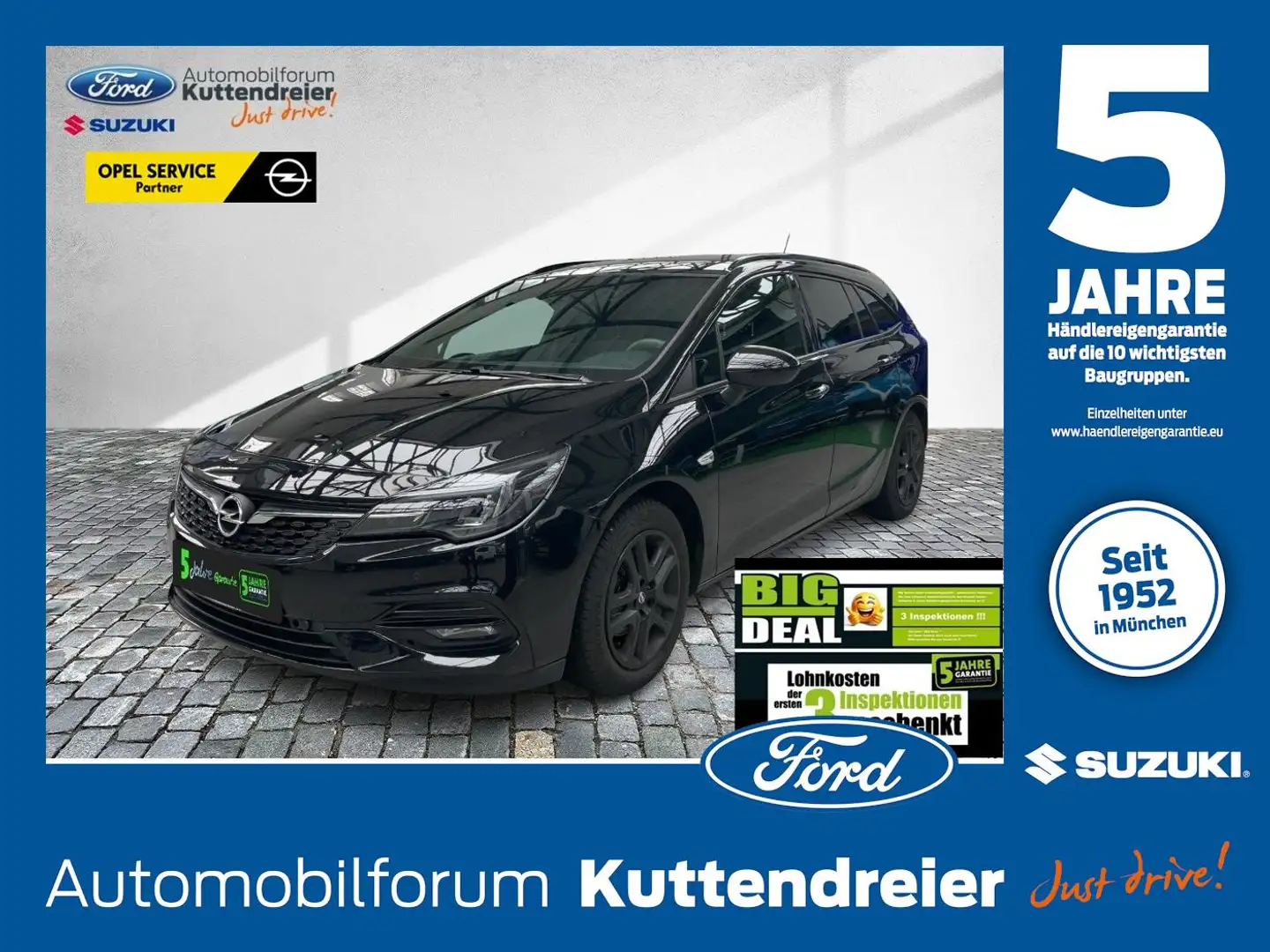 Opel Astra K Sports Tourer Turbo GS Line Navi 2xKamera Schwarz - 1
