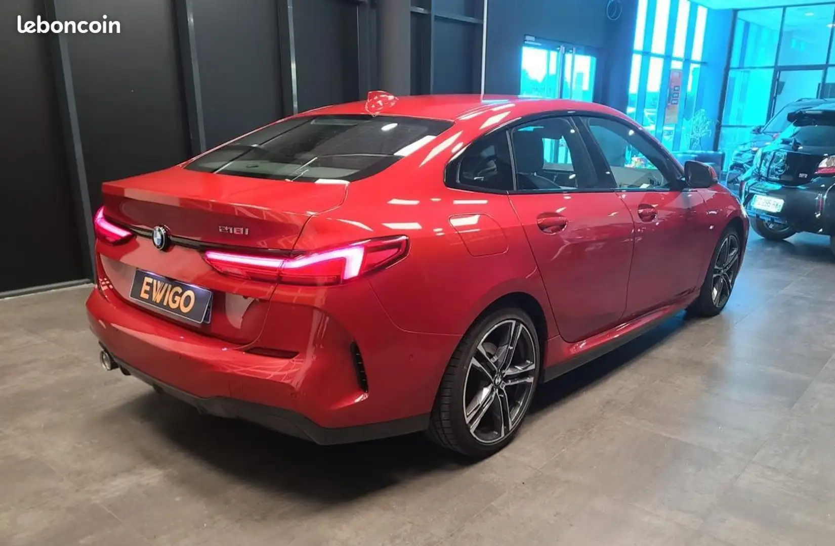 BMW 218 Serie 218i COUPE 140ch M SPORT Rouge - 2