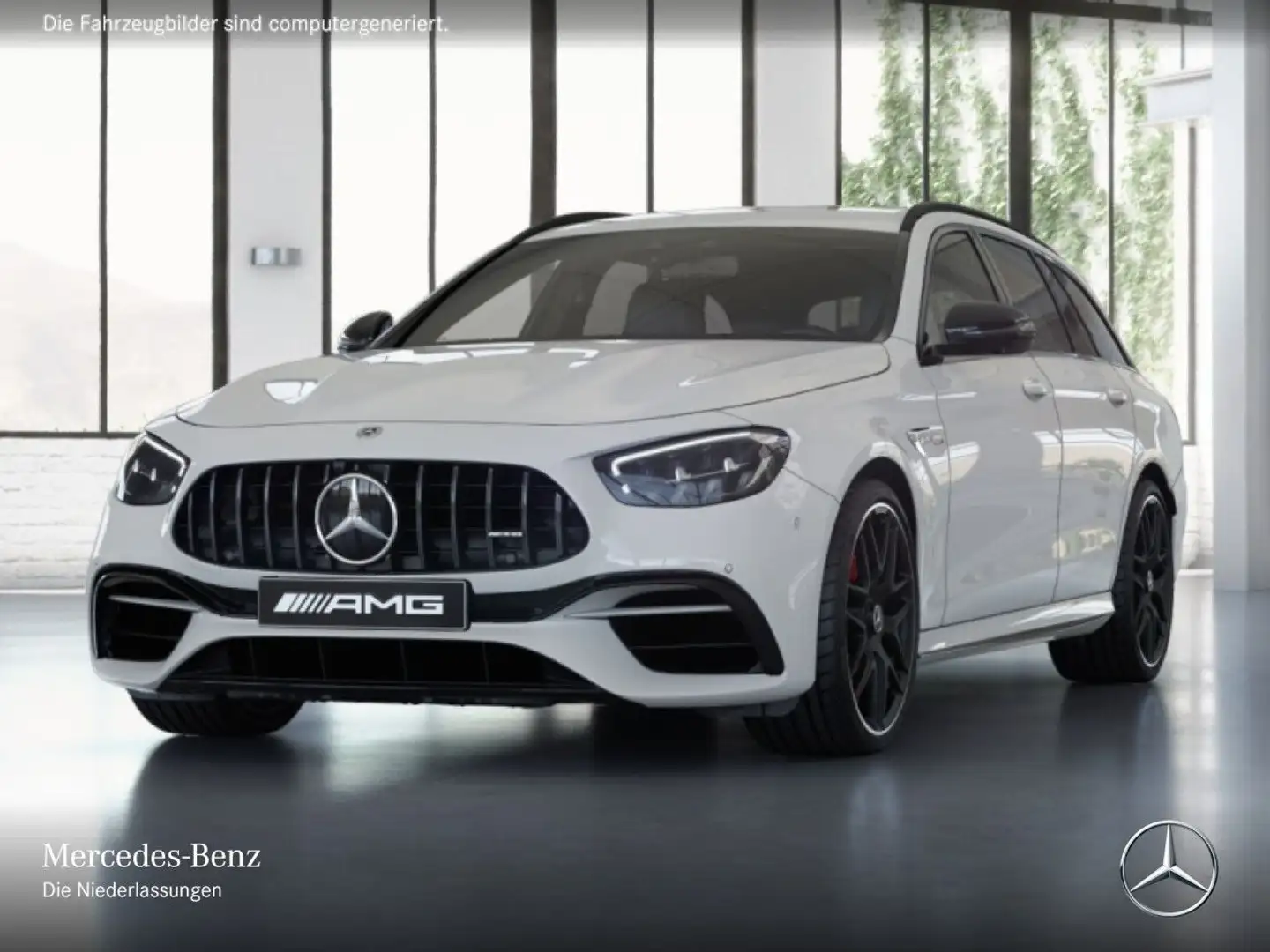 Mercedes-Benz E 63 AMG E 63 S 4M T-Modell AMG+DRIVERS+NIGHT+360+LED+STHZG Weiß - 2