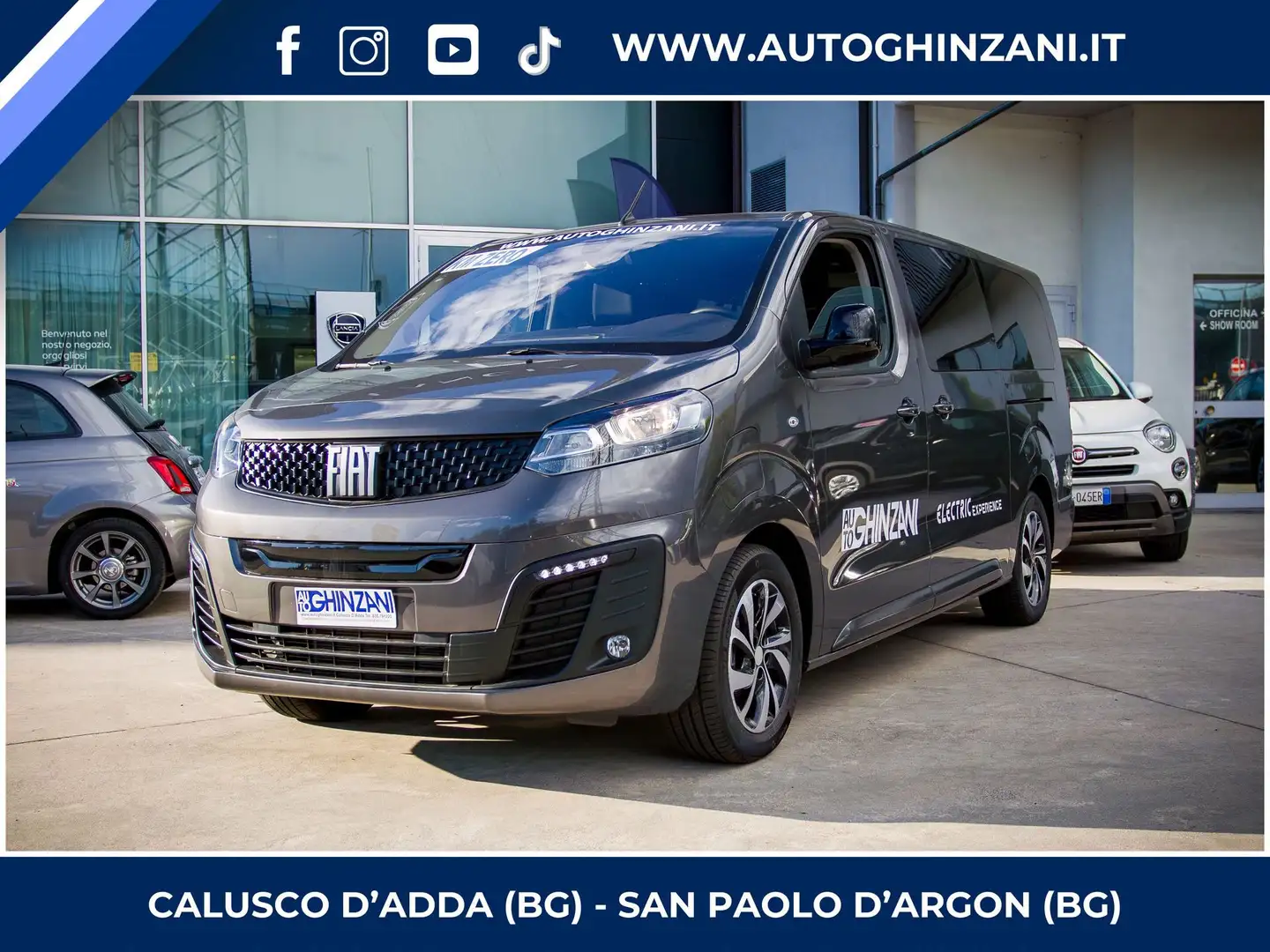 Fiat E-Ulysse 136CV 75kWh Long Ulysse - km.0 Gri - 1