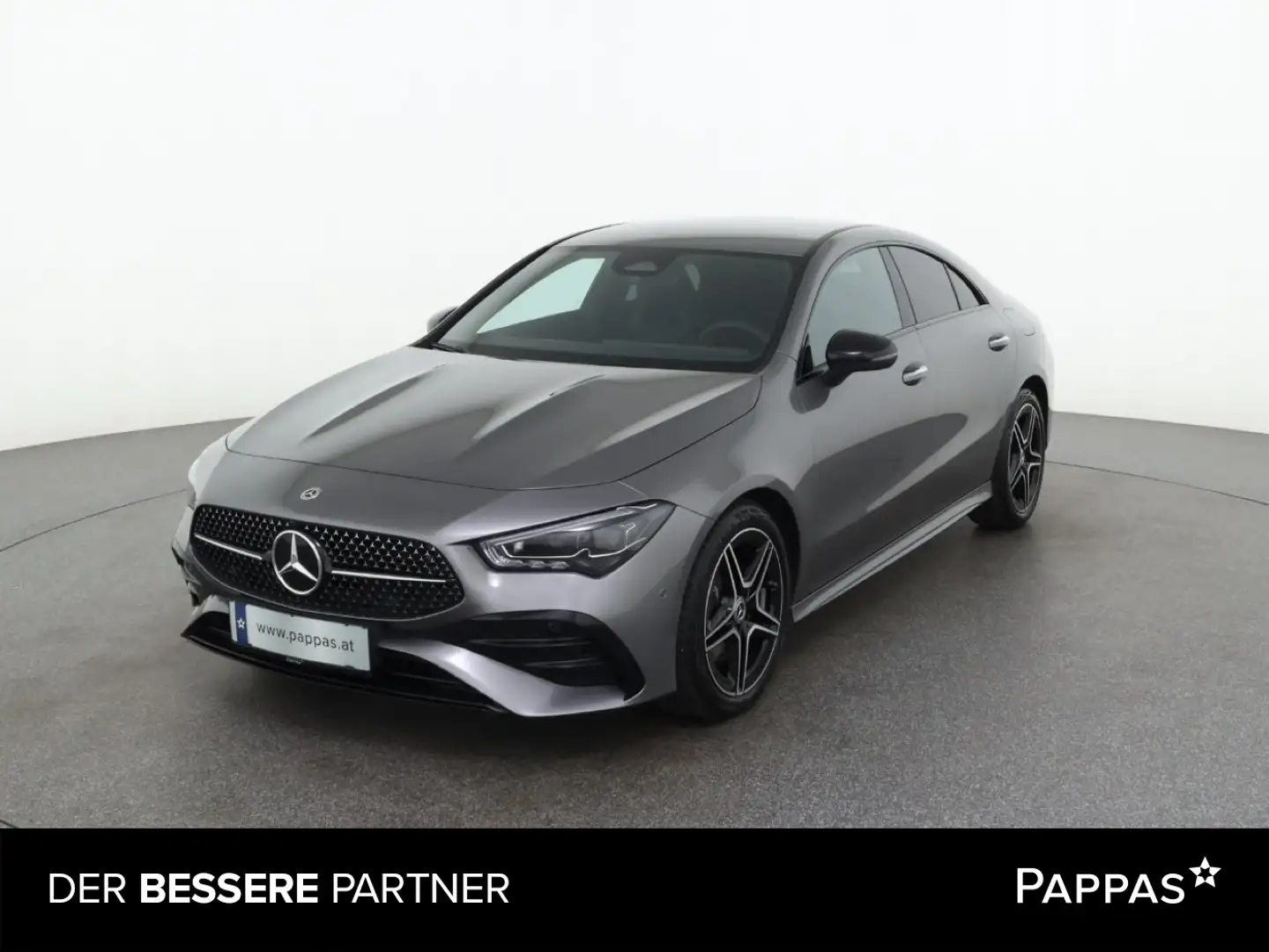 Mercedes-Benz CLA 200 d Coupé PTS Cam Navi AUT Wide LED Leder Grau - 1