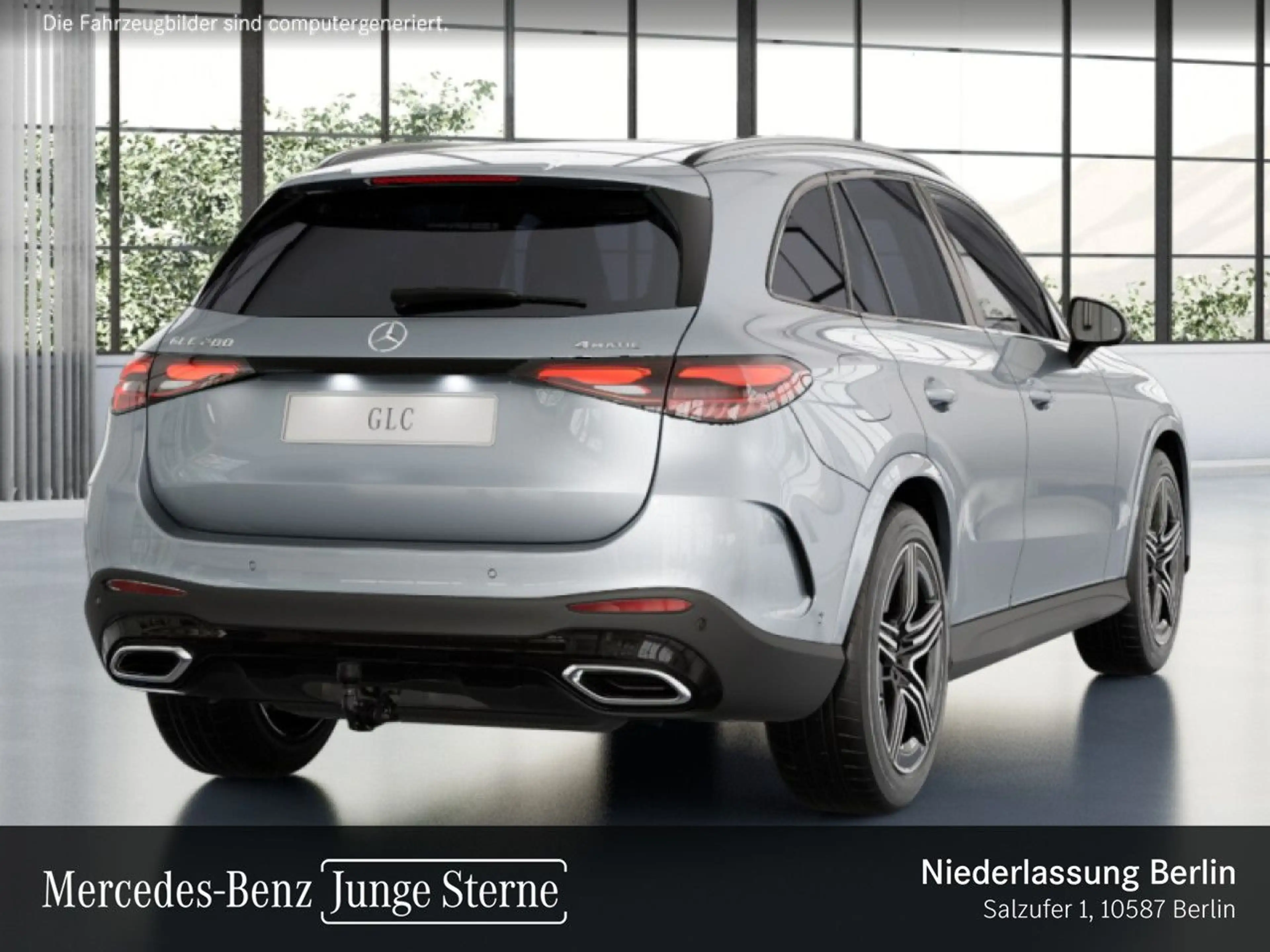 Mercedes-Benz GLC 200 4M AMG+NIGHT+360+AHK+LED+STHZG+TOTW+9G — photo 4
