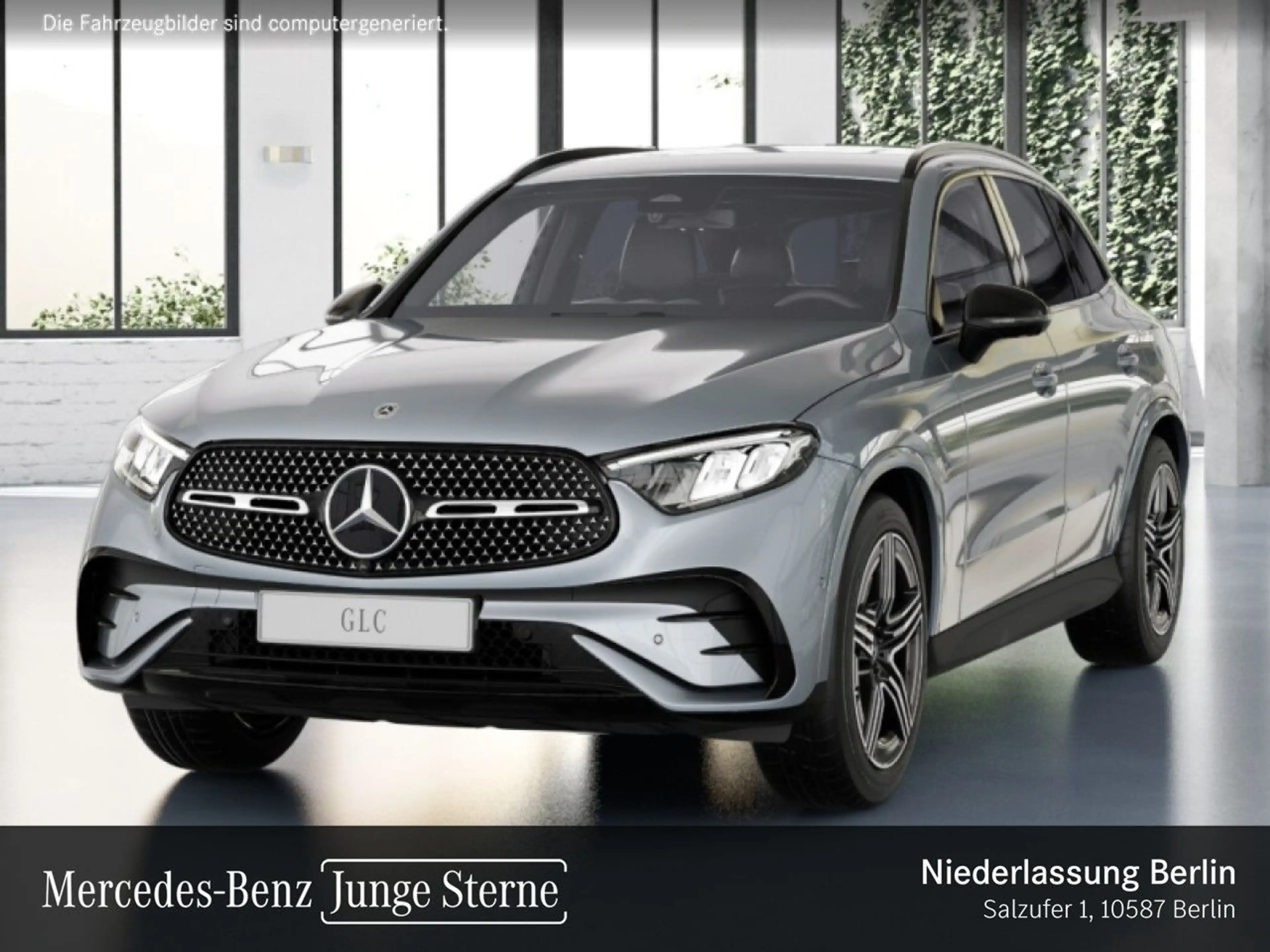 Mercedes-Benz GLC 200 4M AMG+NIGHT+360+AHK+LED+STHZG+TOTW+9G — photo 2