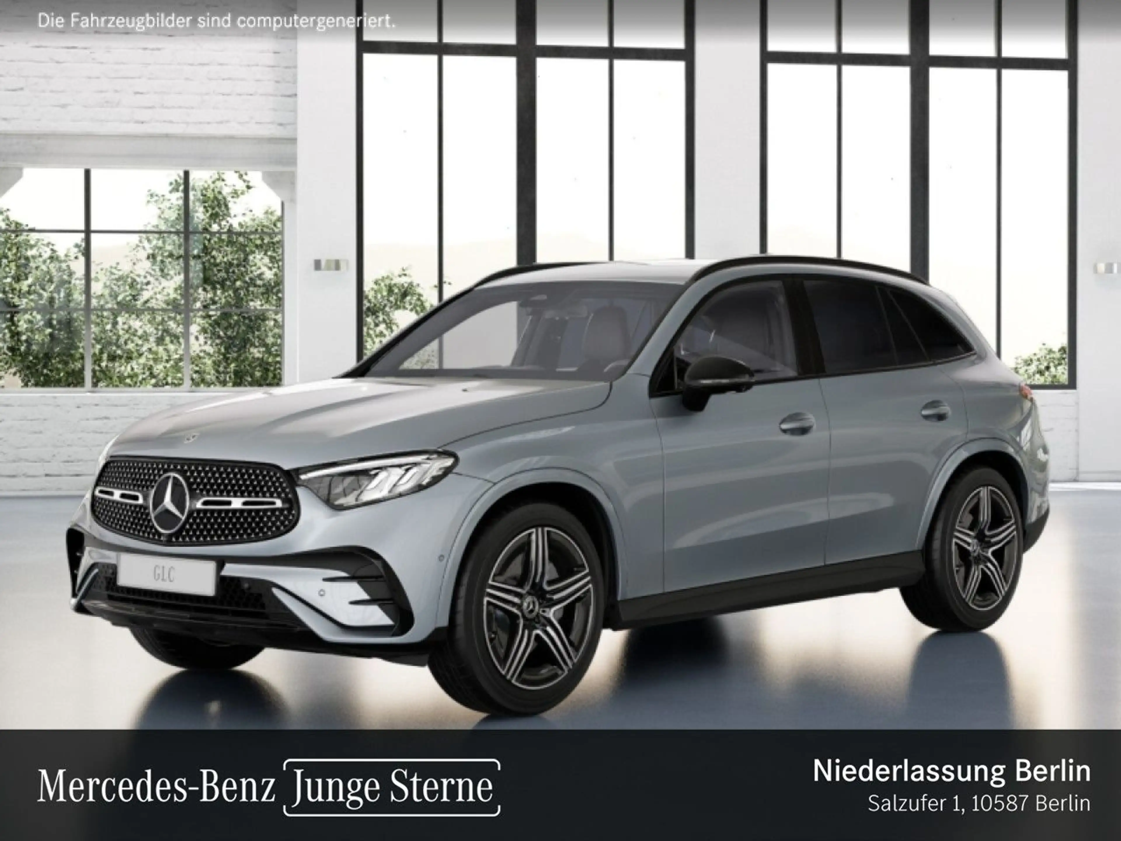 Mercedes-Benz GLC 200 4M AMG+NIGHT+360+AHK+LED+STHZG+TOTW+9G — photo 13