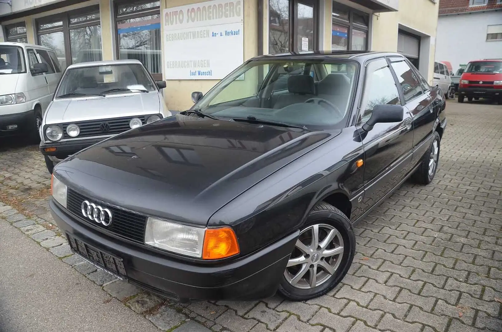 Audi 80 1,8S, original 93000km,  H-Zulassung Negro - 1