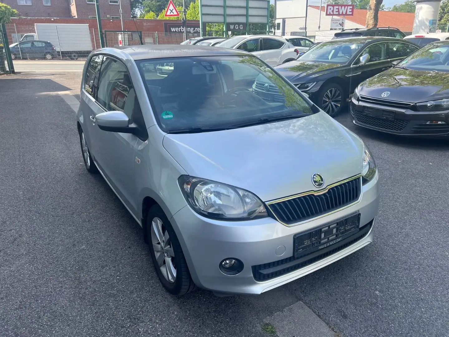 Skoda Citigo Elegance"Klima"SHZ"PDC"Navi"75PS"Tempomat Silber - 1