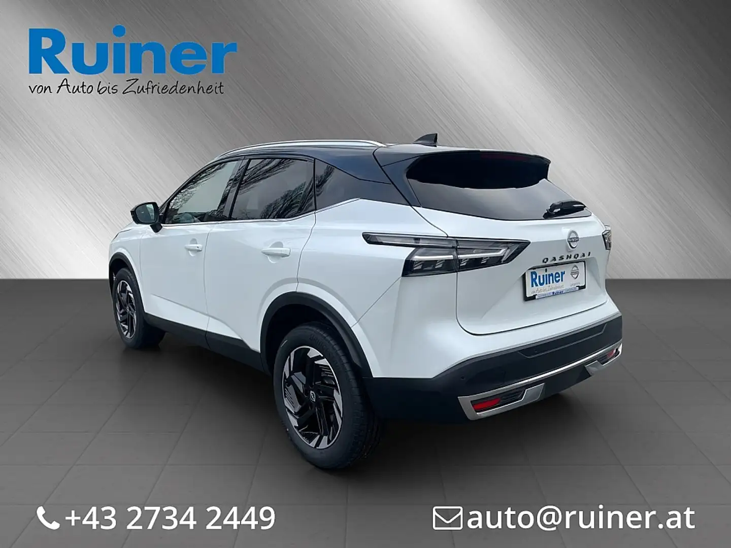 Nissan Qashqai 1,3 DIG-T MHEV Automatic N-Connecta  Plus Blanc - 2
