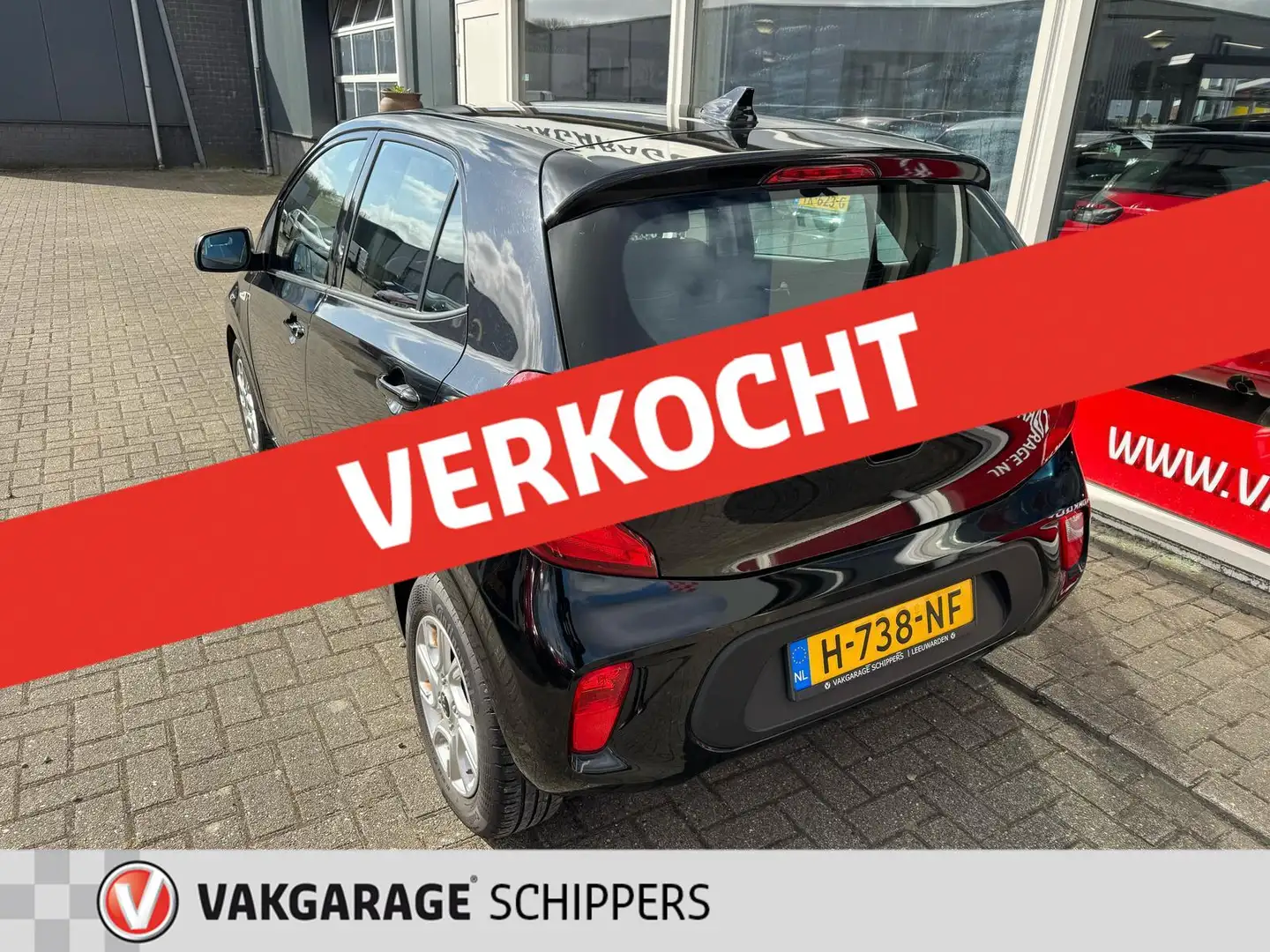 Kia Picanto 1.0 MPi ComfortPlusLine Zwart - 2