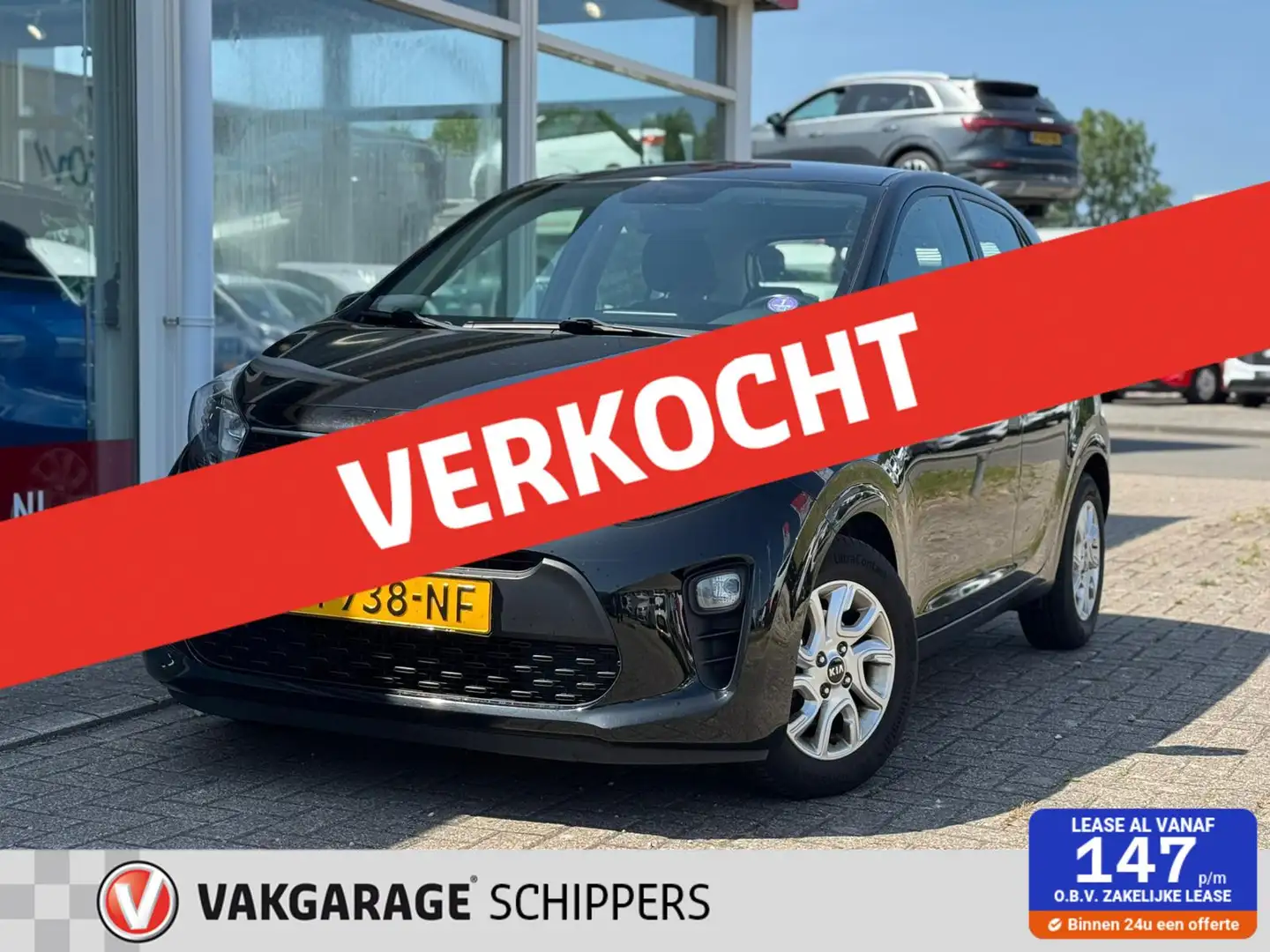 Kia Picanto 1.0 MPi ComfortPlusLine Zwart - 1