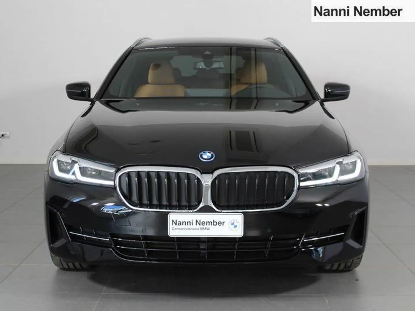 BMW 520 520e Touring Luxury auto Nero - 2