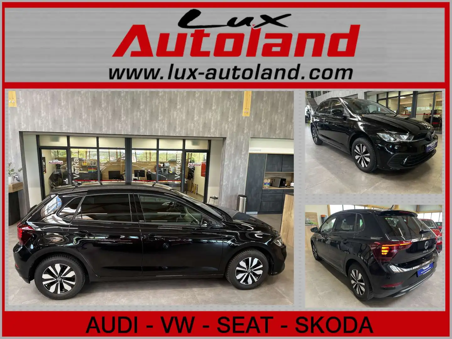 Volkswagen Polo Move 1.0 TSI DSG App LED Shzg ACC Climatro Noir - 1