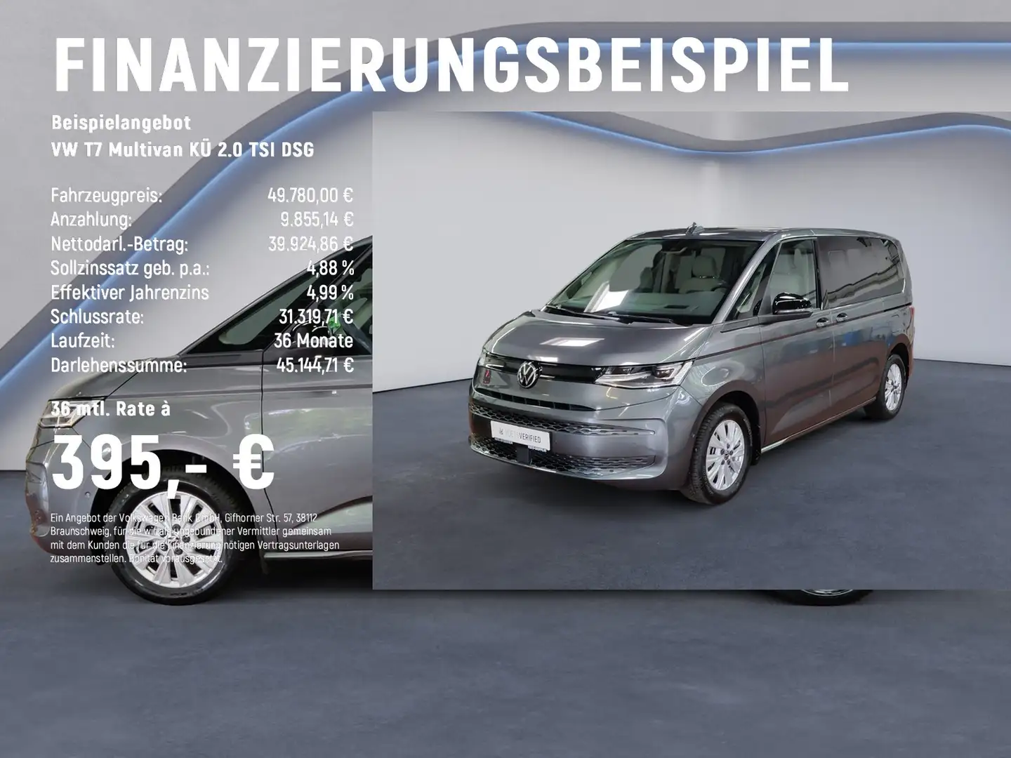 Volkswagen T7 Multivan KÜ 2.0 TSI DSG MATRIX-LED+PANO+HuD Grigio - 2