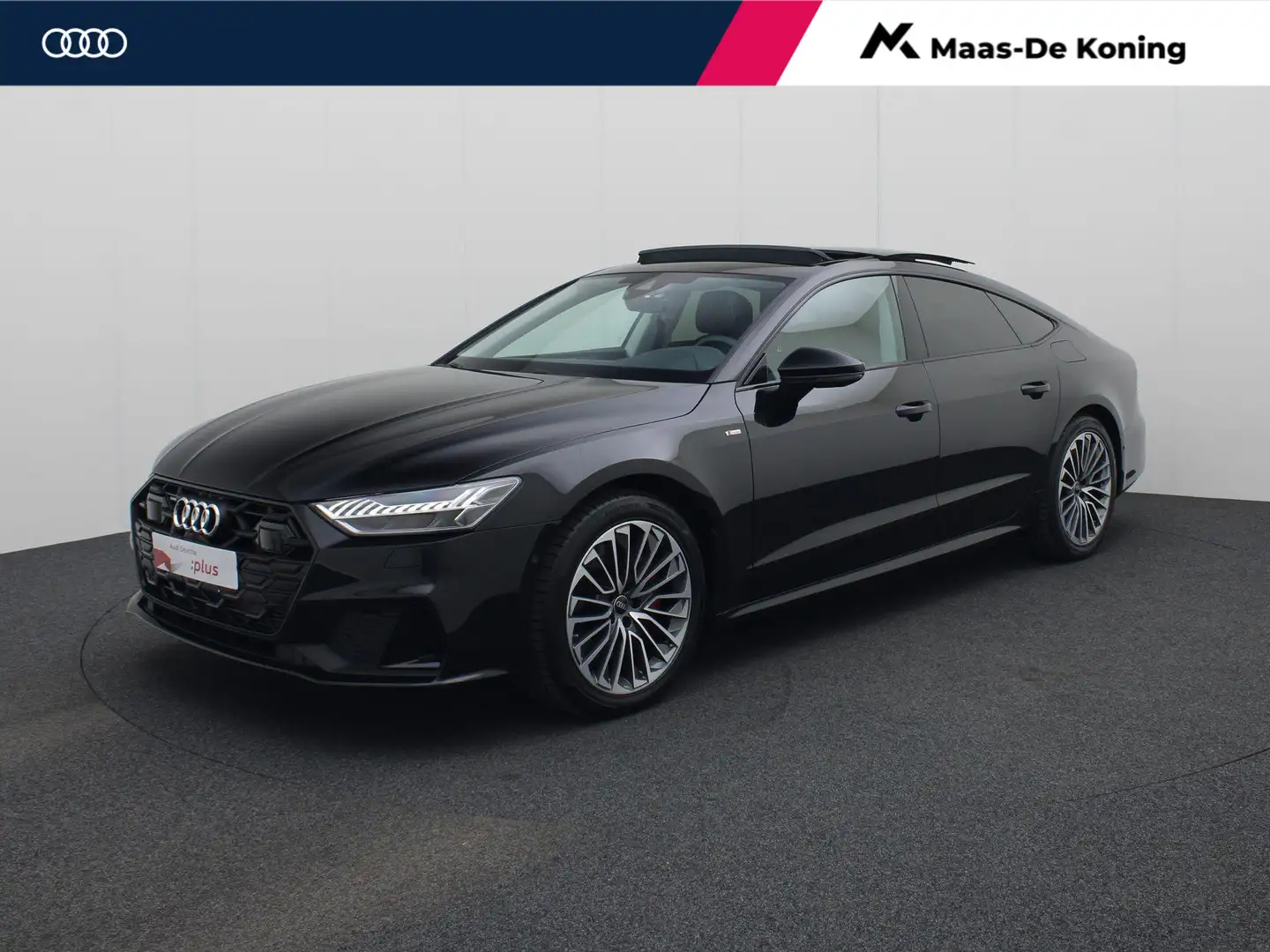 Audi A7 Sportback 55 TFSIe 270kW/367PK quattro S Line · Pa Zwart - 1