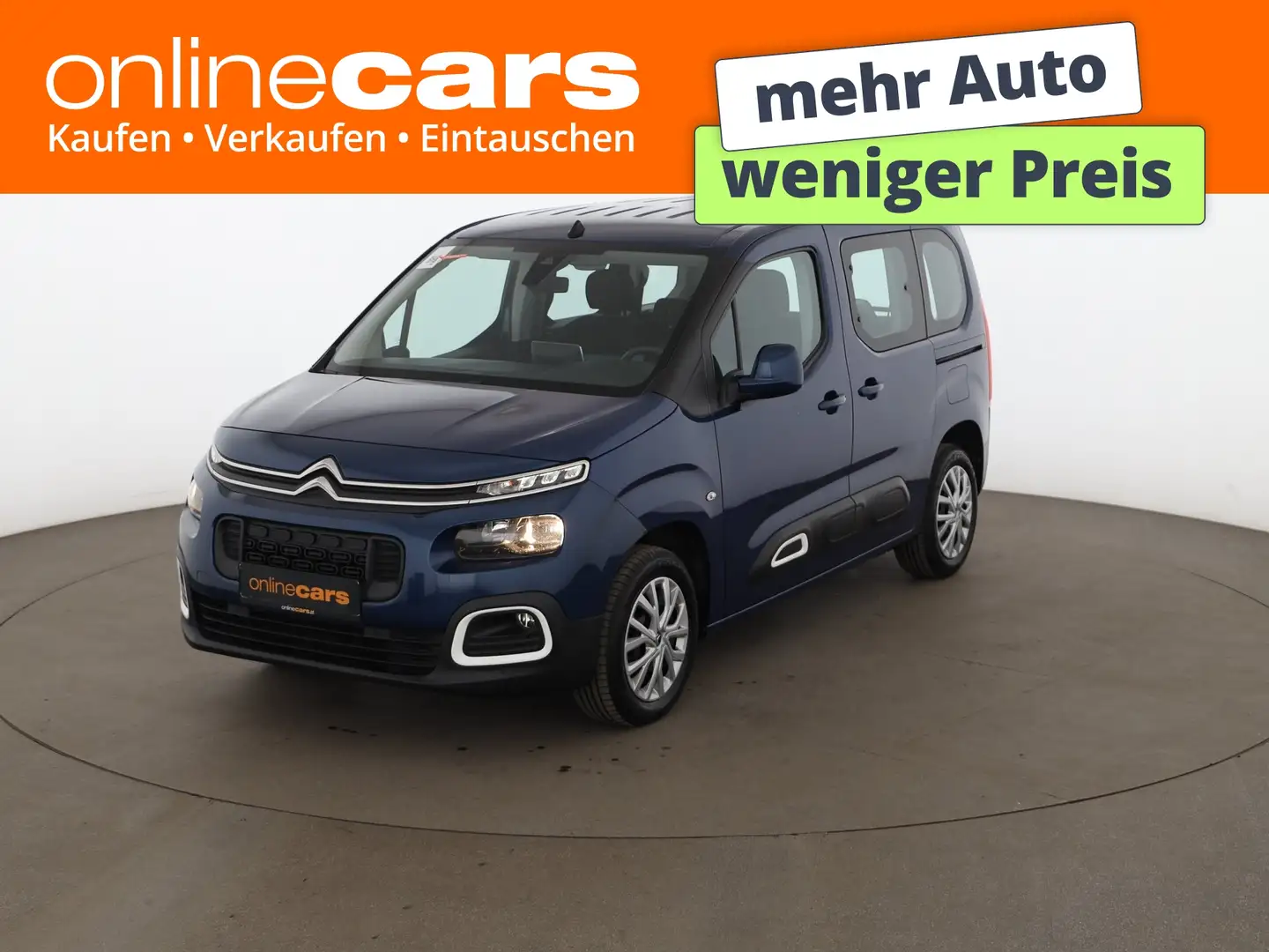 Citroen Berlingo 1.2 PureTech 130 Feel M Aut NAVI R-CAM Blau - 1