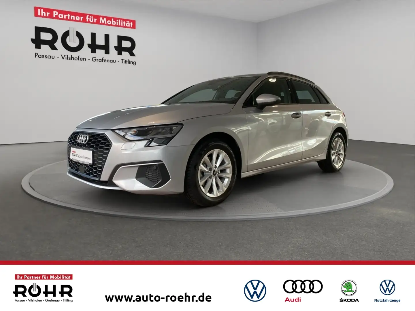 Audi A3 Sportback (SHZ.NAVI.GRA.PDC.DAB) 30 TDI Silber - 1