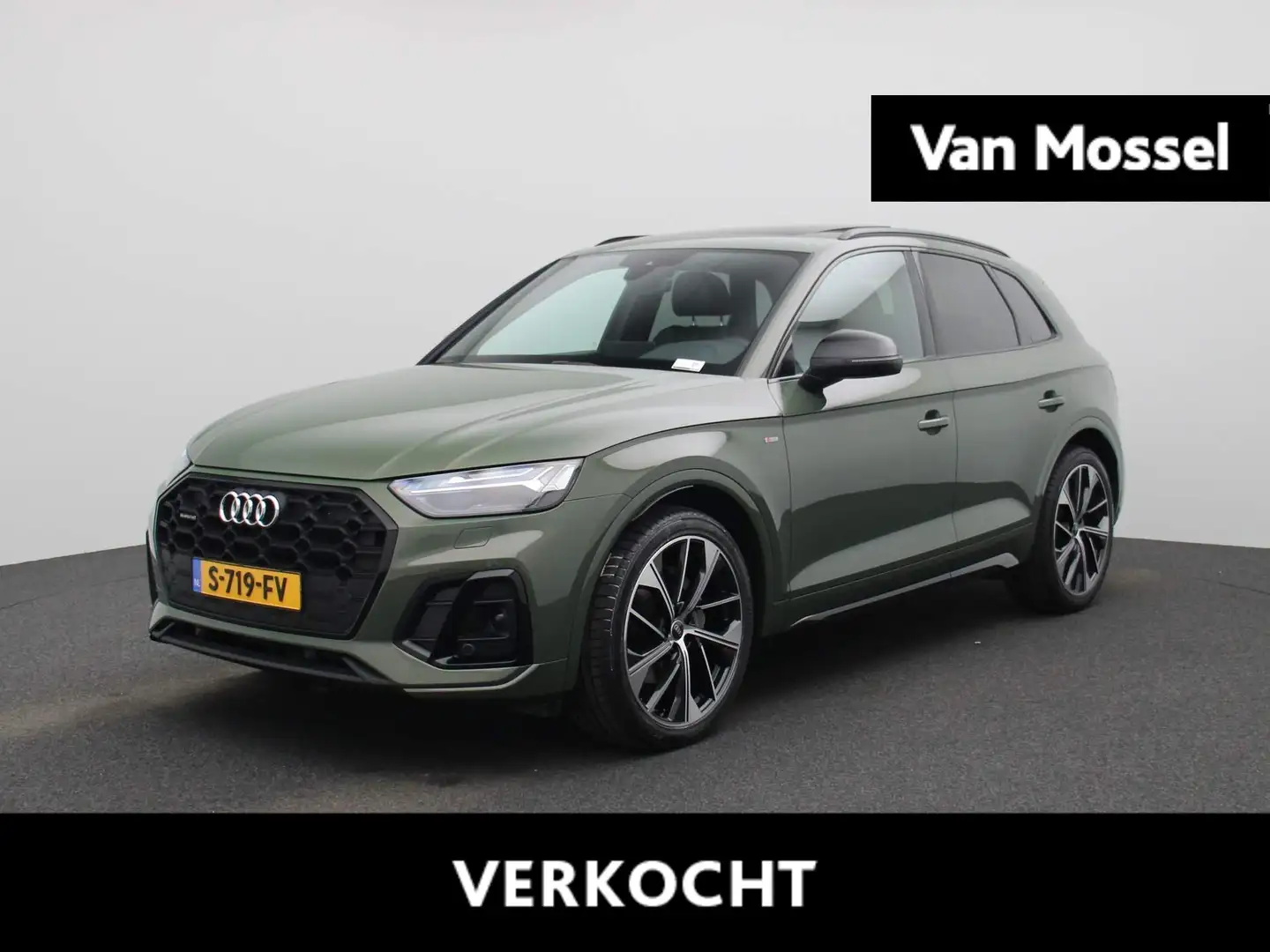 Audi Q5 40 TFSI S edition | Leder | Panorama dak | Stoelve Grün - 1