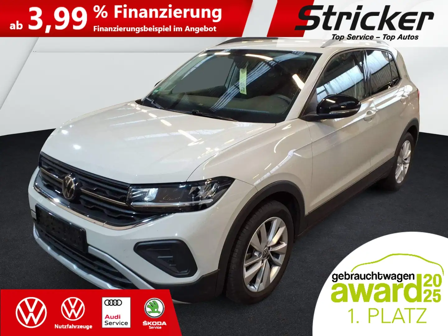 Volkswagen T-Cross Goal 1.0TSI 188,-ohne Anzahlung Travel App-Connec Grau - 2