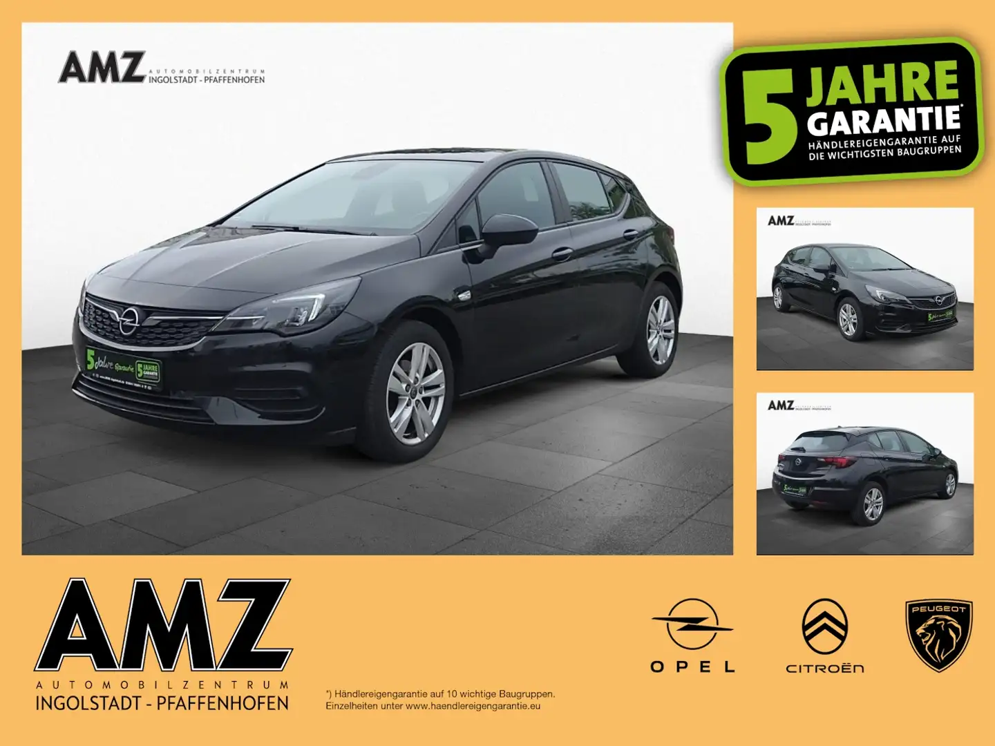 Opel Astra K 1.2 Turbo Edition Kamera Winter-P. PDC Noir - 1