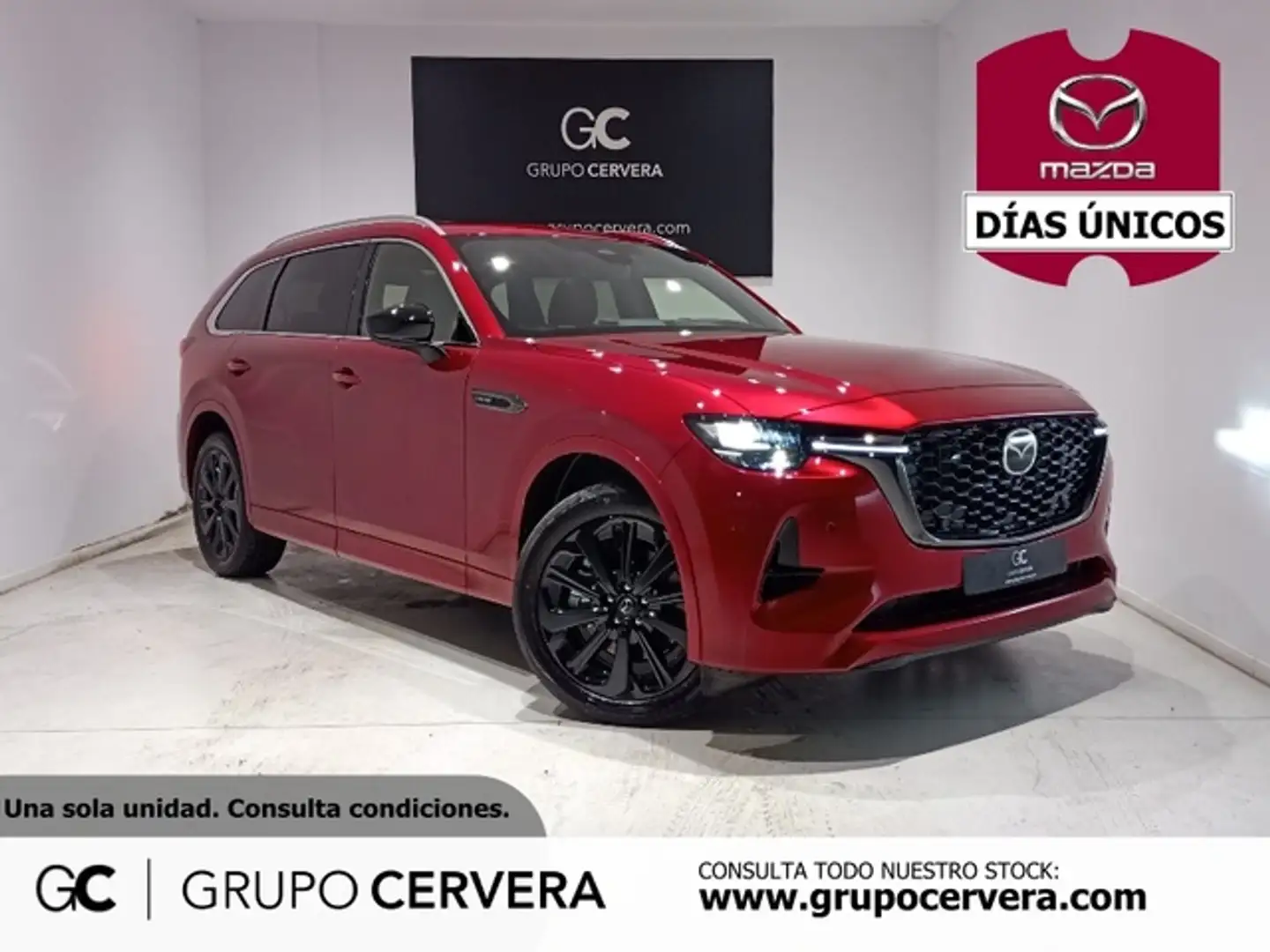 Mazda CX-80 3.3 e-Skyactiv-D MHEV Homura Plus AWD Aut. Rojo - 1