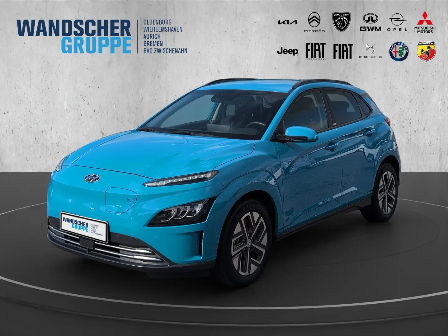 Hyundai KONA Trend Elektro +Kam.+LED+SHZ+KeyLess+Navi Blau - 1