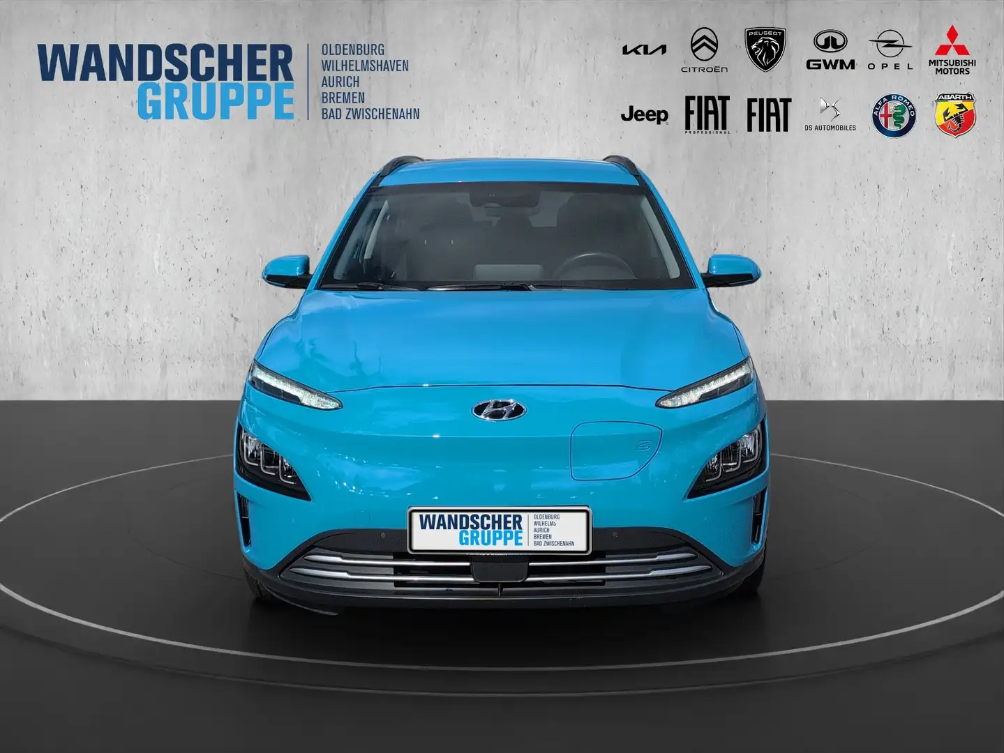 Hyundai KONA Trend Elektro +Kam.+LED+SHZ+KeyLess+Navi Blau - 2