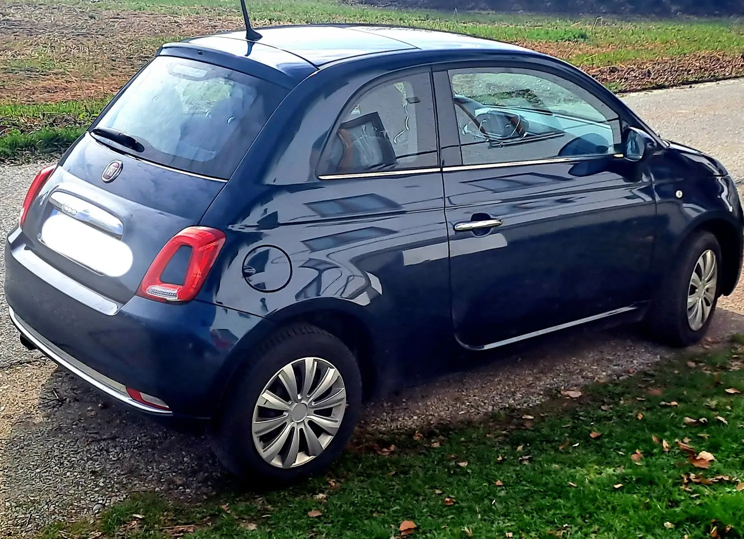 Fiat 500 Lounge Blau - 2