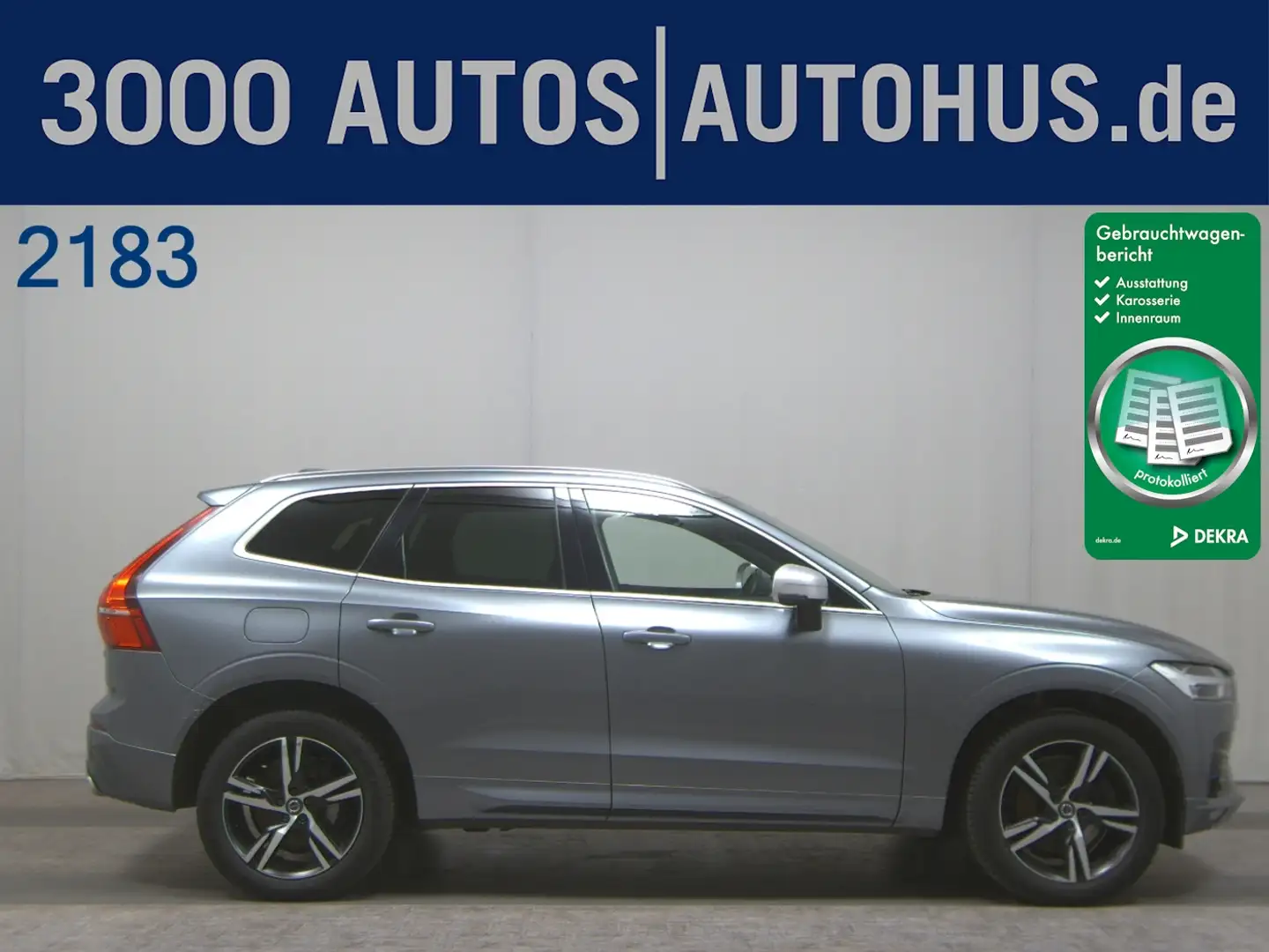 Volvo XC60 D4 R-Design T-Leder Navi LED H-K AHK StHzg Gri - 1