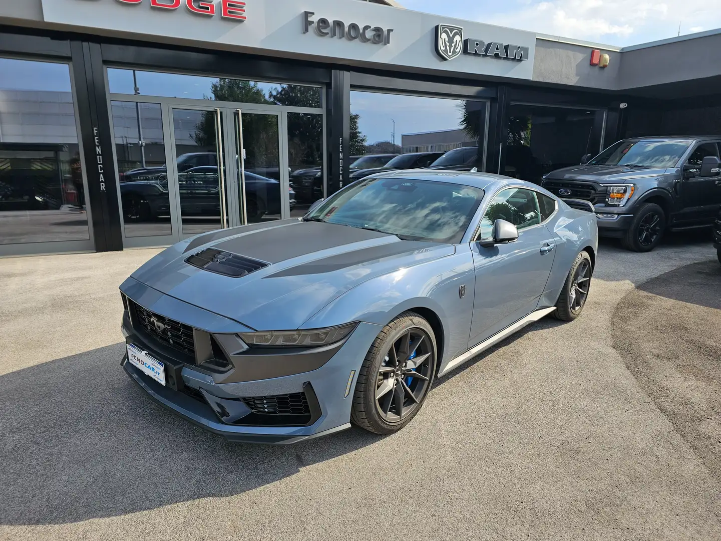 Ford Mustang Fastback 5.0 V8 Dark Horse 453cv SOLO NOLEGGIO Modrá - 2
