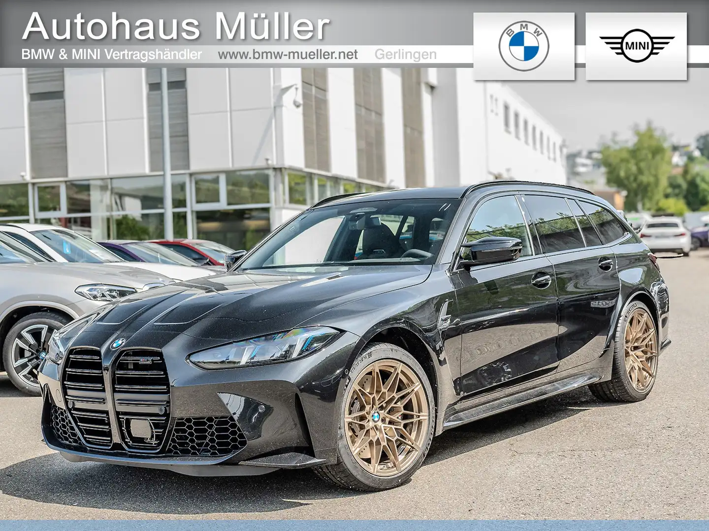 BMW M3 Touring Ind. Felge goldbronze matt Bluetooth Schwarz - 1