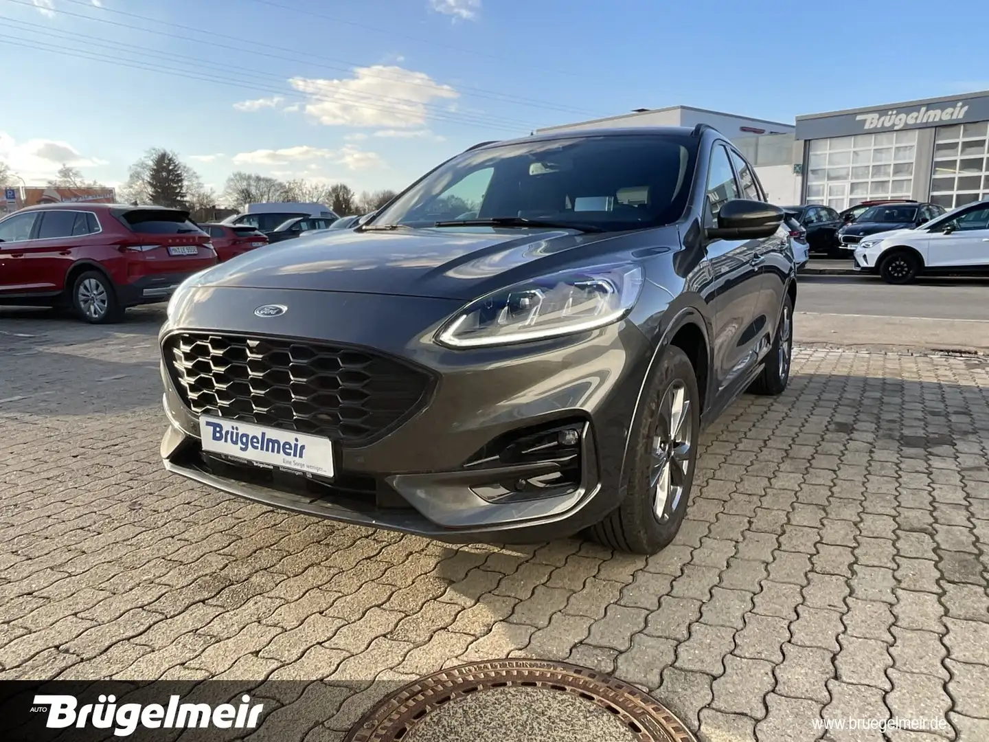 Ford Kuga Kuga 2.0 ST-Line X Autom.+ACC+AHK+NAVI+HUD+KAM  BC Grijs - 2