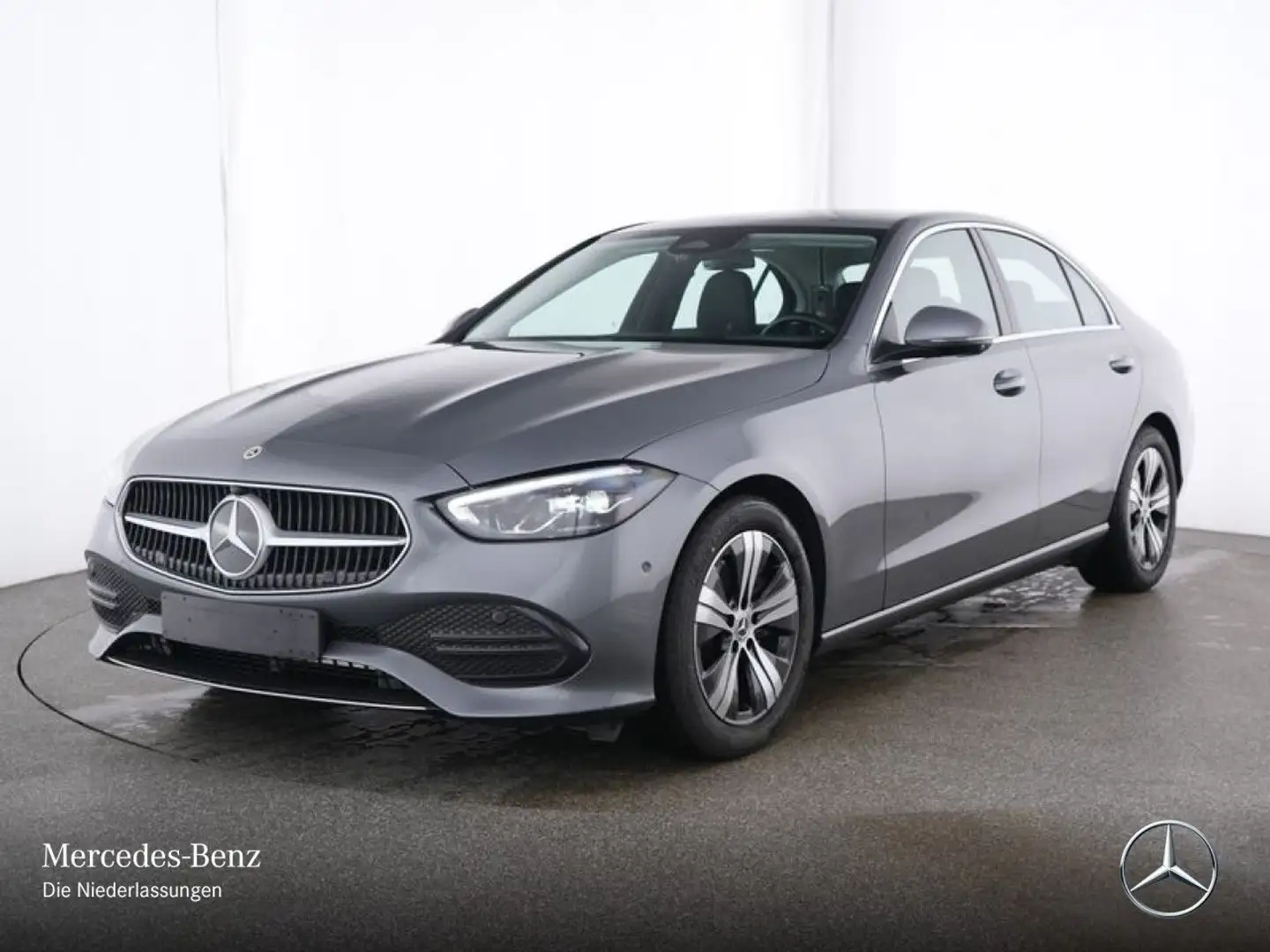 Mercedes-Benz C 200 d AVANTG+360+LED+KEYLESS+9G Grijs - 2