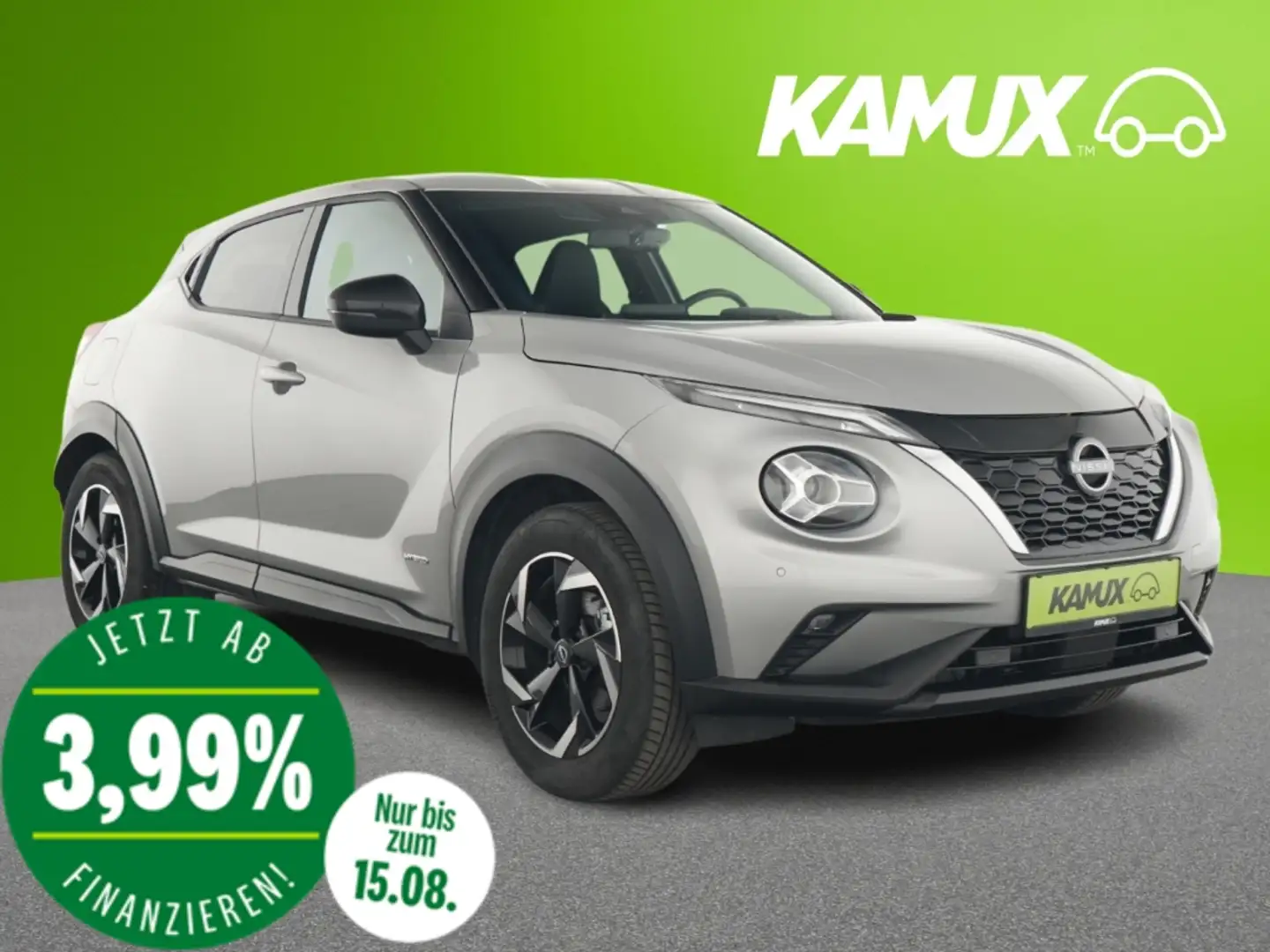 Nissan Juke 1.6Hybrid Aut.N-Connecta+LED+KAMERA+TEMPO Zilver - 1