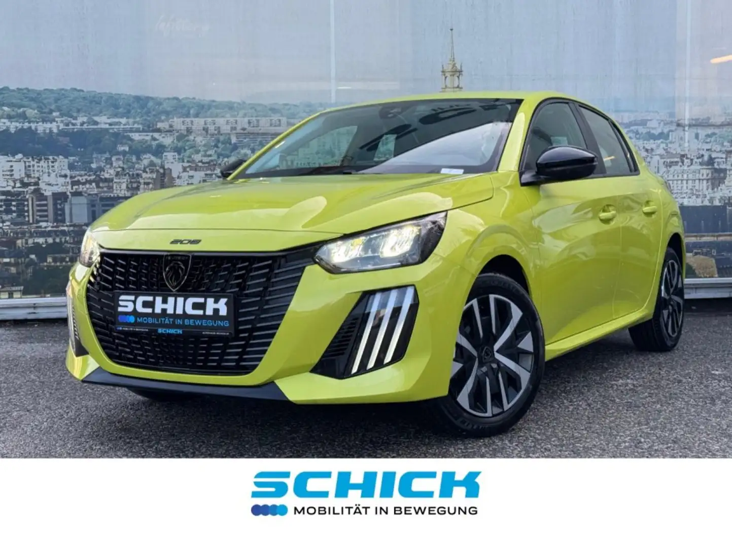 Peugeot 208 ALLURE PureTech 100 6-Gang-Manuell Gelb - 1