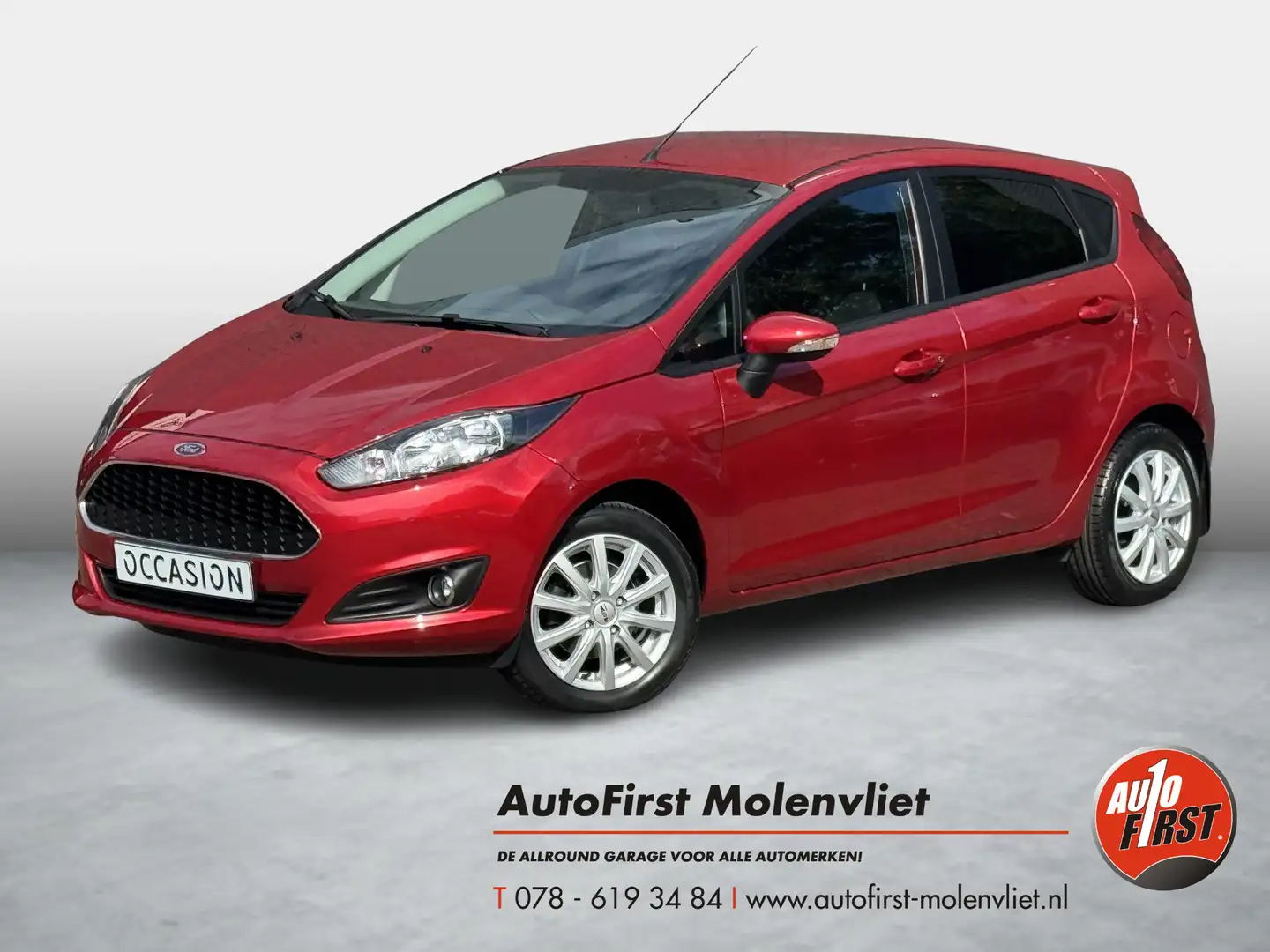 Ford Fiesta 1.0 EcoBoost Trend I INCL. € 850,00 AFL.KOSTEN + B Rot - 1