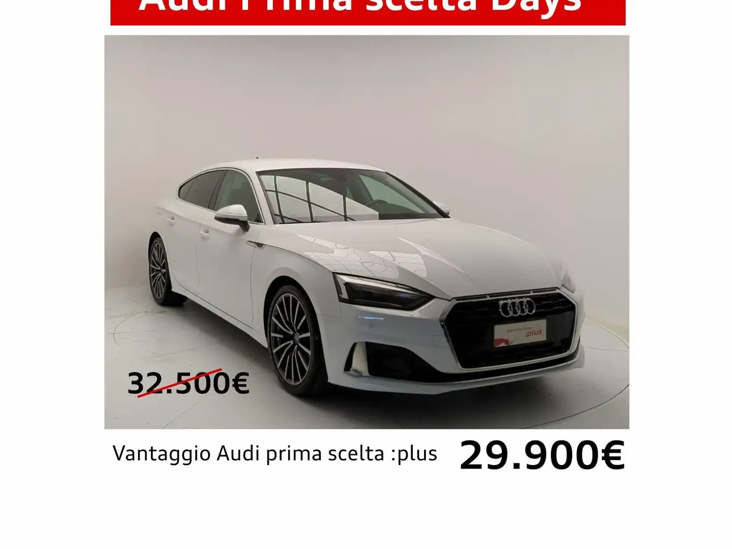 Audi A5 A5 SPB 40 g-tron S tronic Business Advanced Blanc - 1