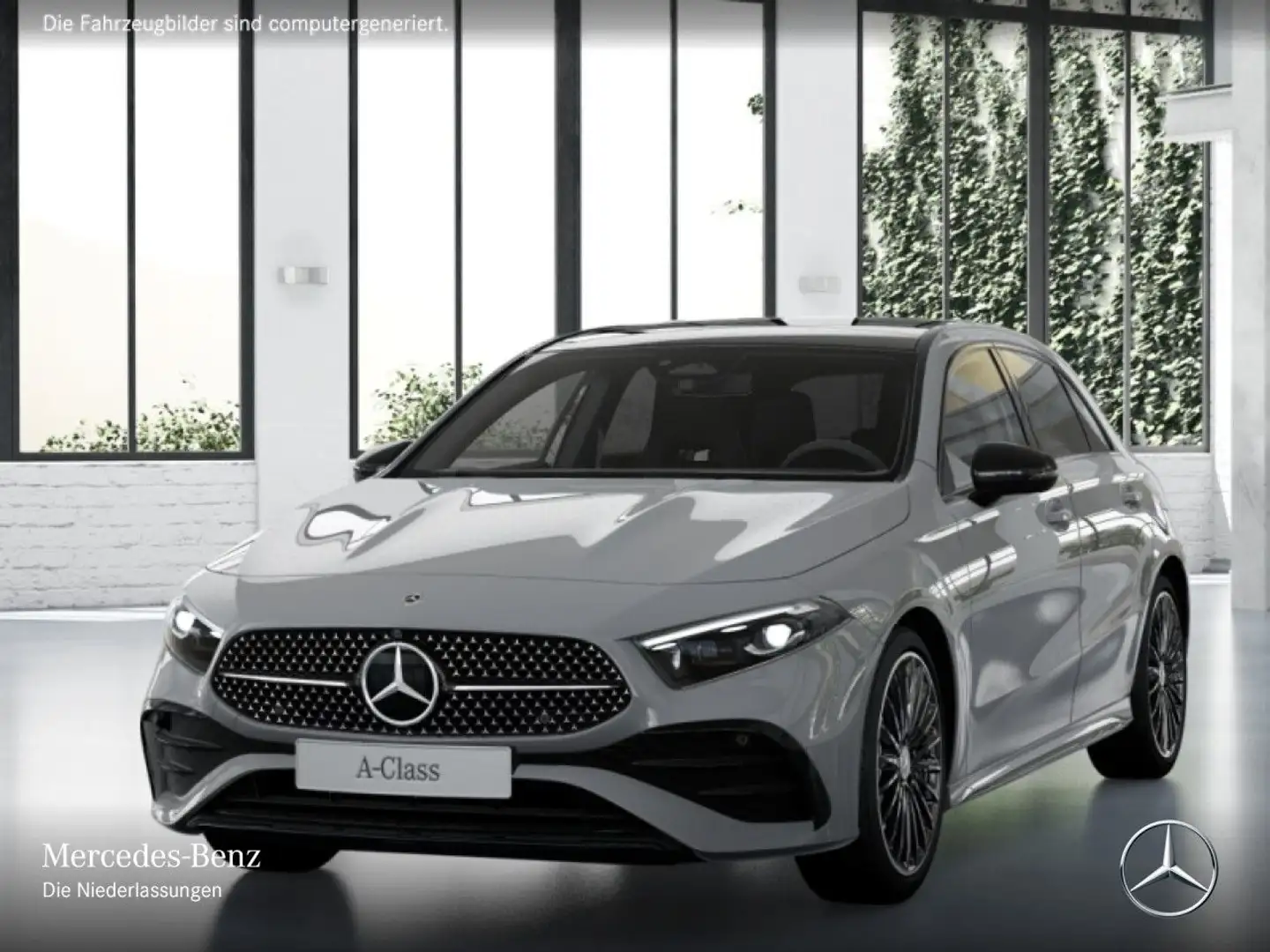 Mercedes-Benz A 220 4M AMG+NIGHT+PANO+360°+AHK+MULTIBEAM+TOTW Grau - 2