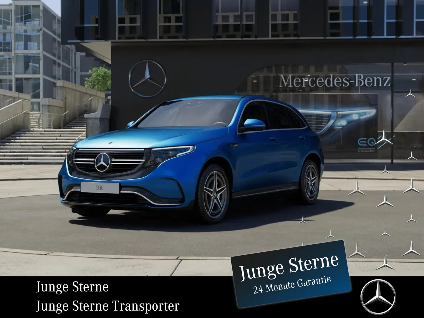 Mercedes-Benz EQC 400 EQC 400 4M *AMG*AHK*360°KAM*LED*SHZ*ADVANCED* Blau - 1