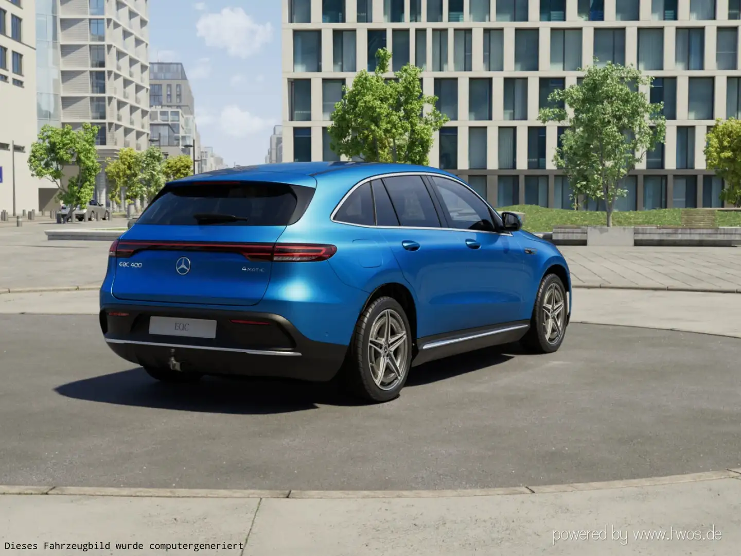 Mercedes-Benz EQC 400 EQC 400 4M *AMG*AHK*360°KAM*LED*SHZ*ADVANCED* Blau - 2