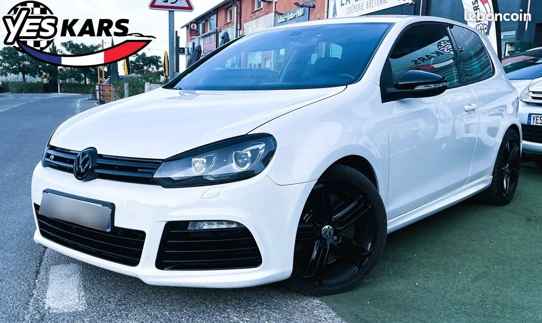 Volkswagen Golf VI 2.0 TSI 270ch R 4Motion DSG6 3p-SUIVI COMPLET DU VEHICULE Blanc - 1